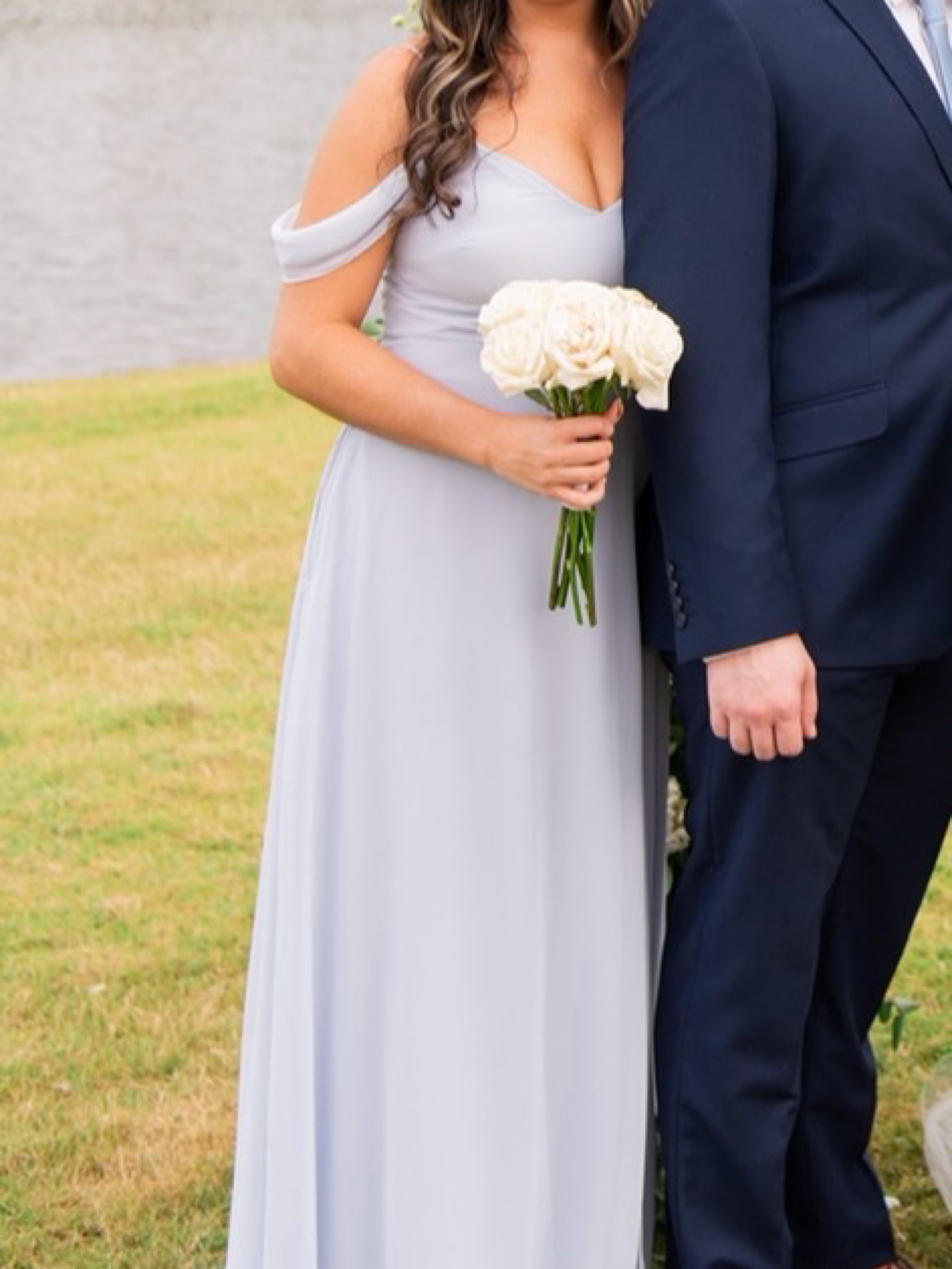 birdy grey chiffon dress Navy Bridesmaid Dress Chiffon Size 0X