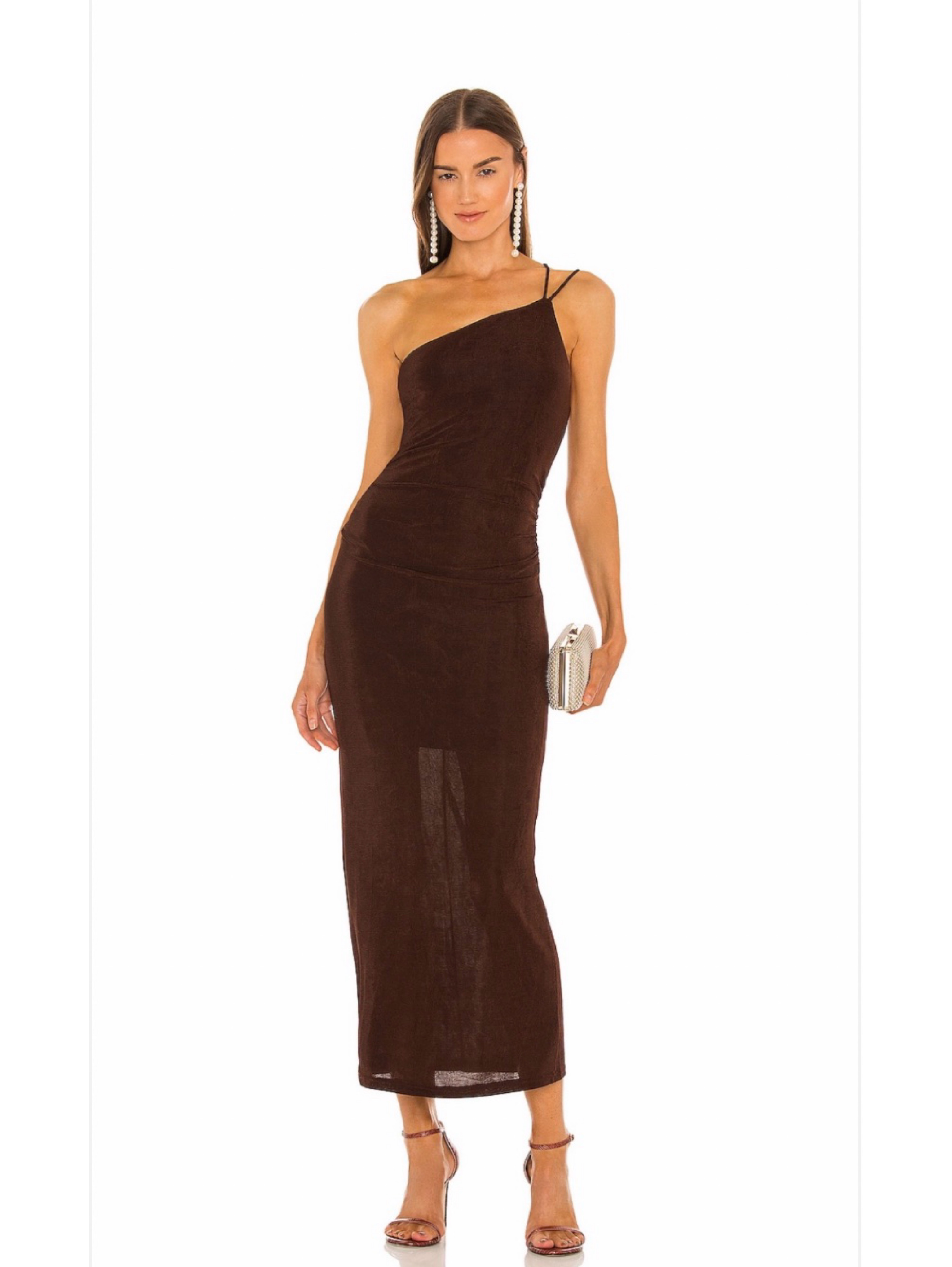 Significant Other Bella dress in chocolate no
