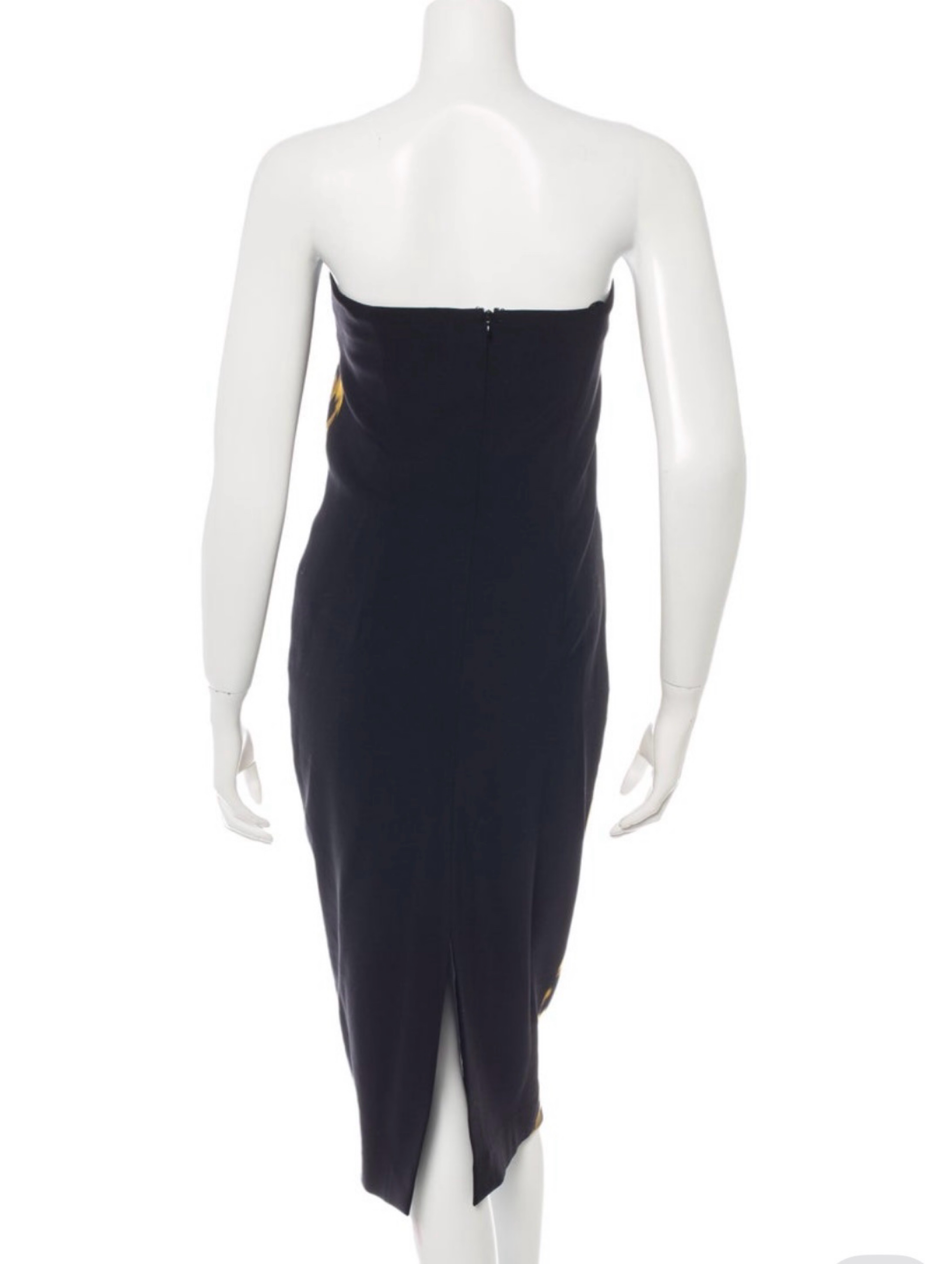 black and gold michael kors dress Michael Kors Black and Gold dress size medium NWT