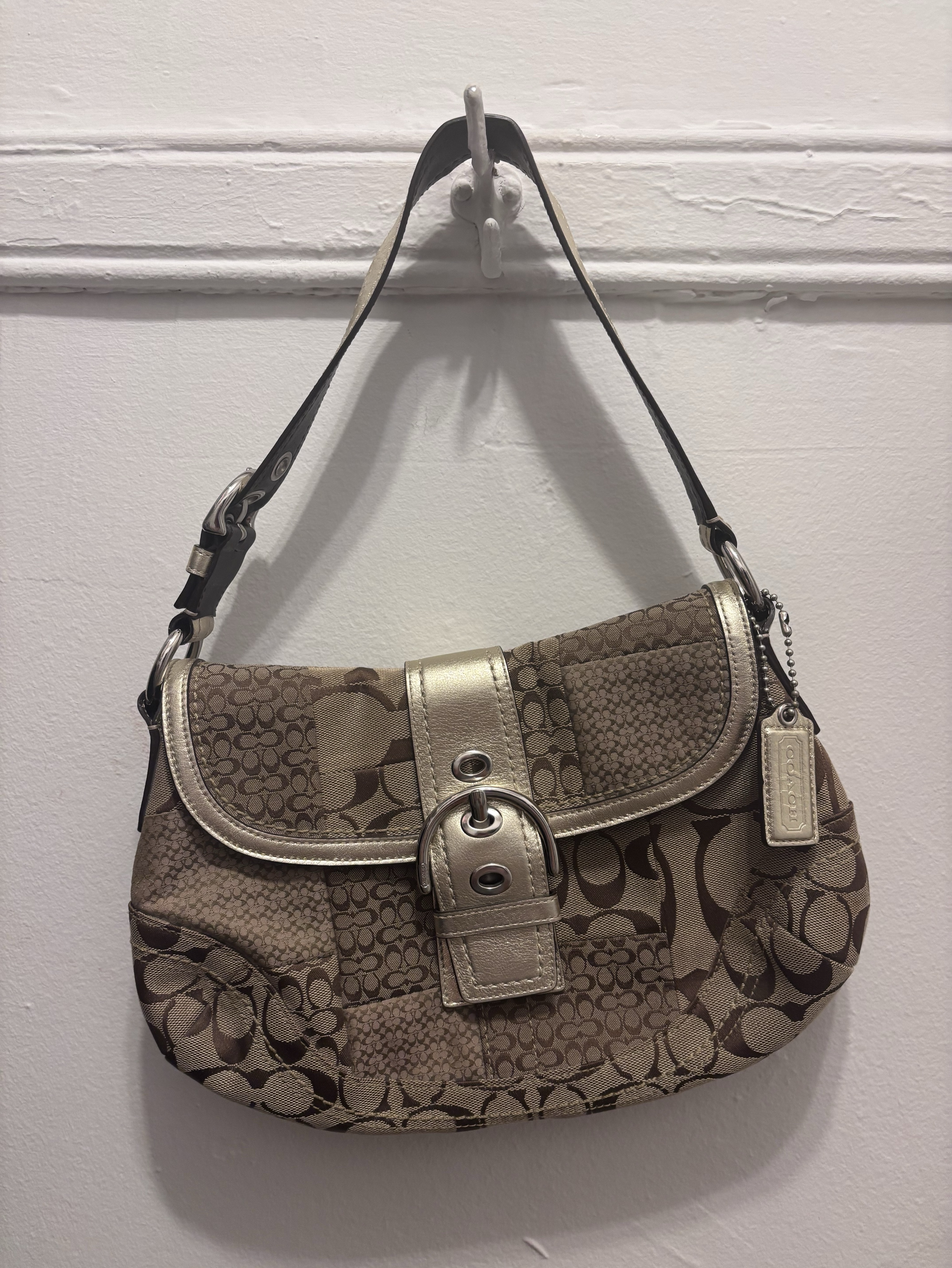 Coach Y2K Black Flap Soho Hobo Shoulder Bag by Coach | Pickle
