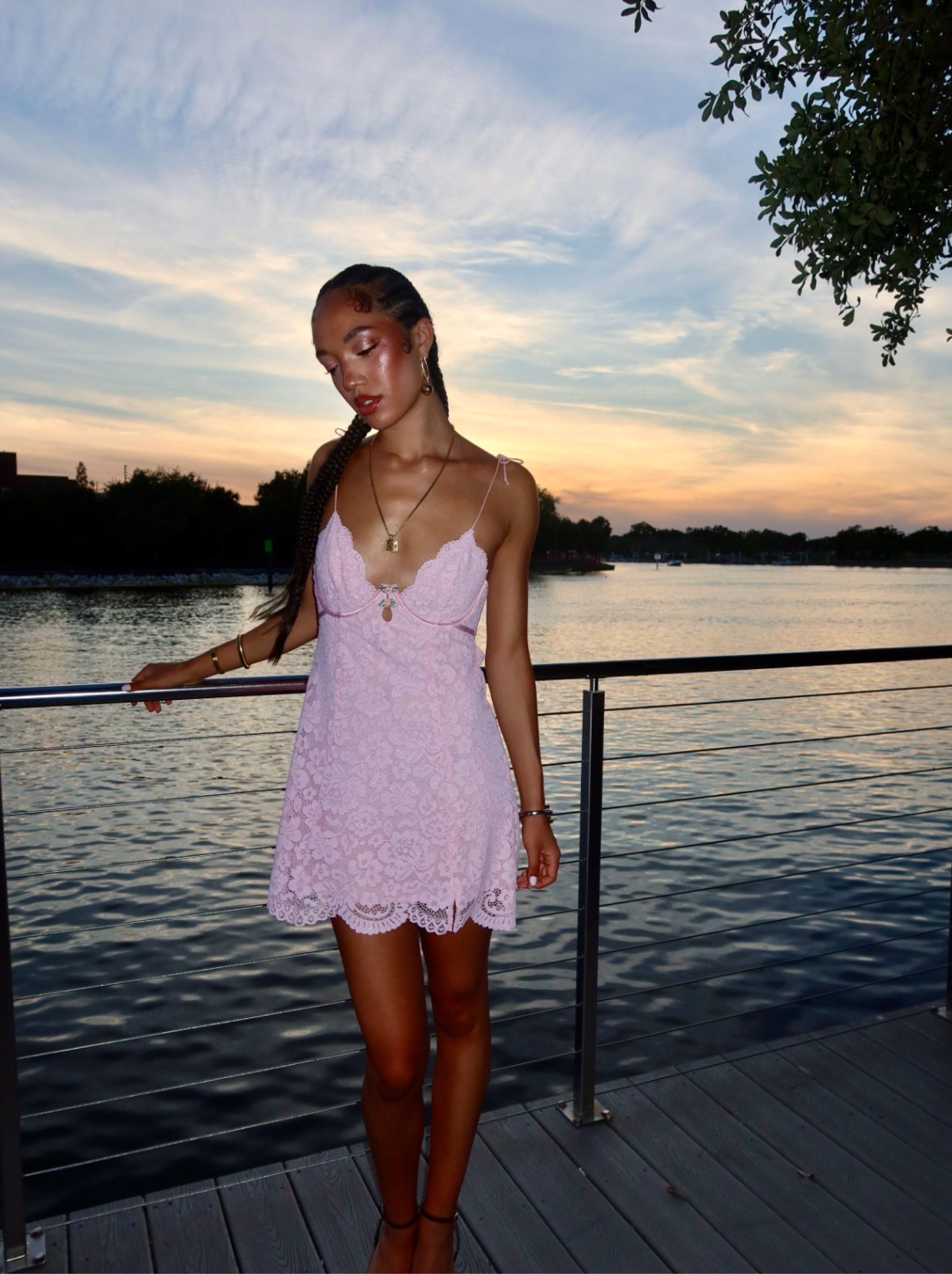 forloveandlemons dresses Flower Print Mini Dress