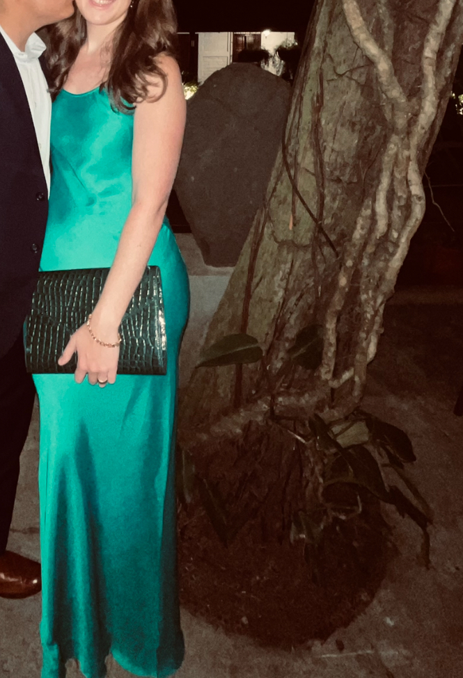 Rag & Bone Emerald Green Satin Maxi Dress by rag & bone - Pickle Rag & Bone Emerald Green Satin Maxi Dress by rag & bone - Pickle