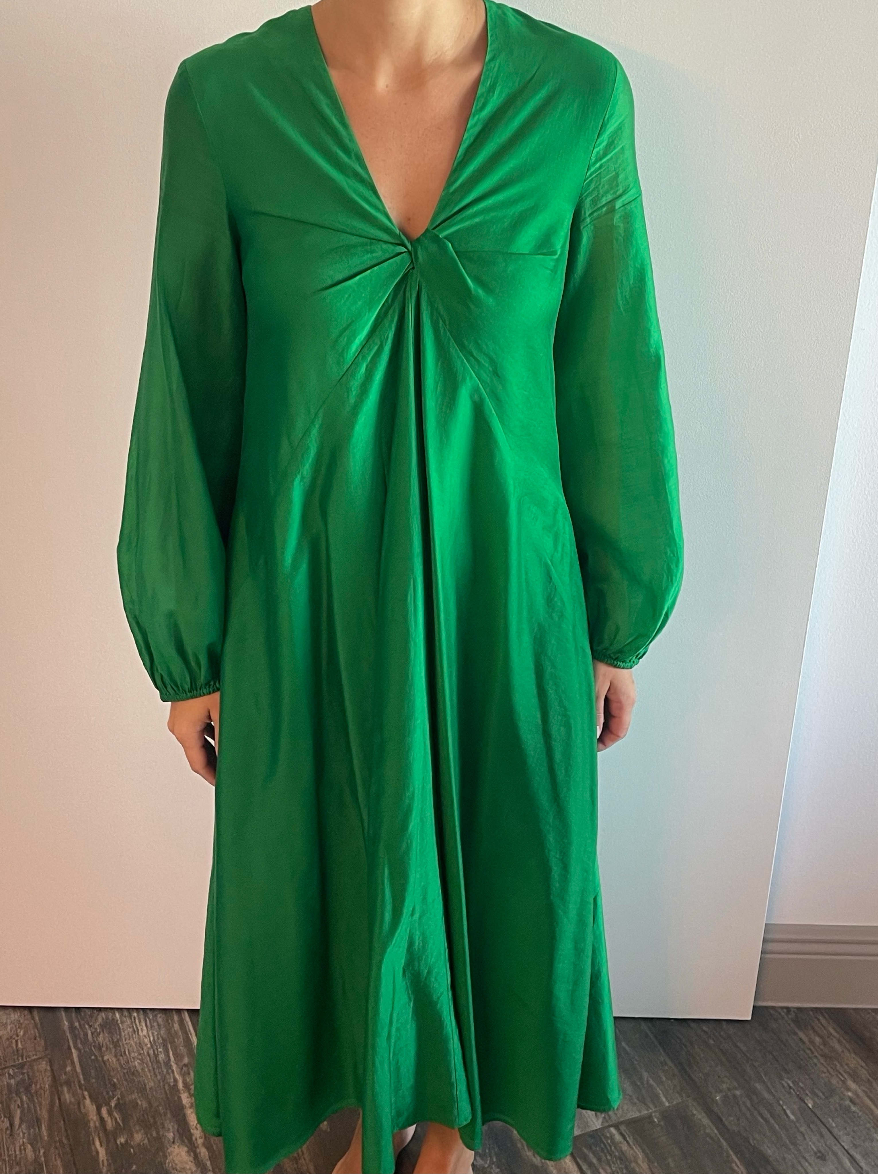 COS Emerald Green Midi Dress