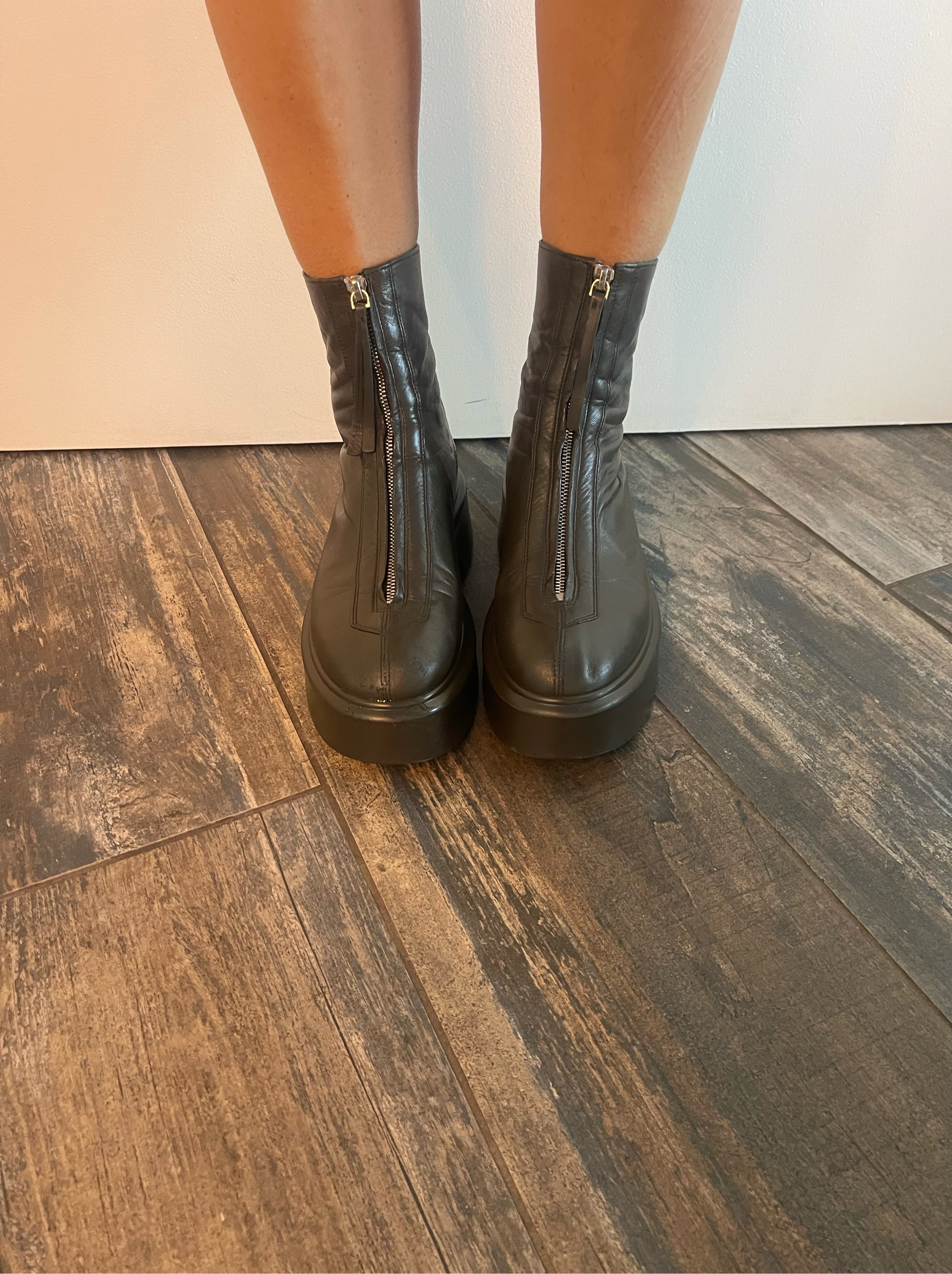 The Row Boots- hunter green