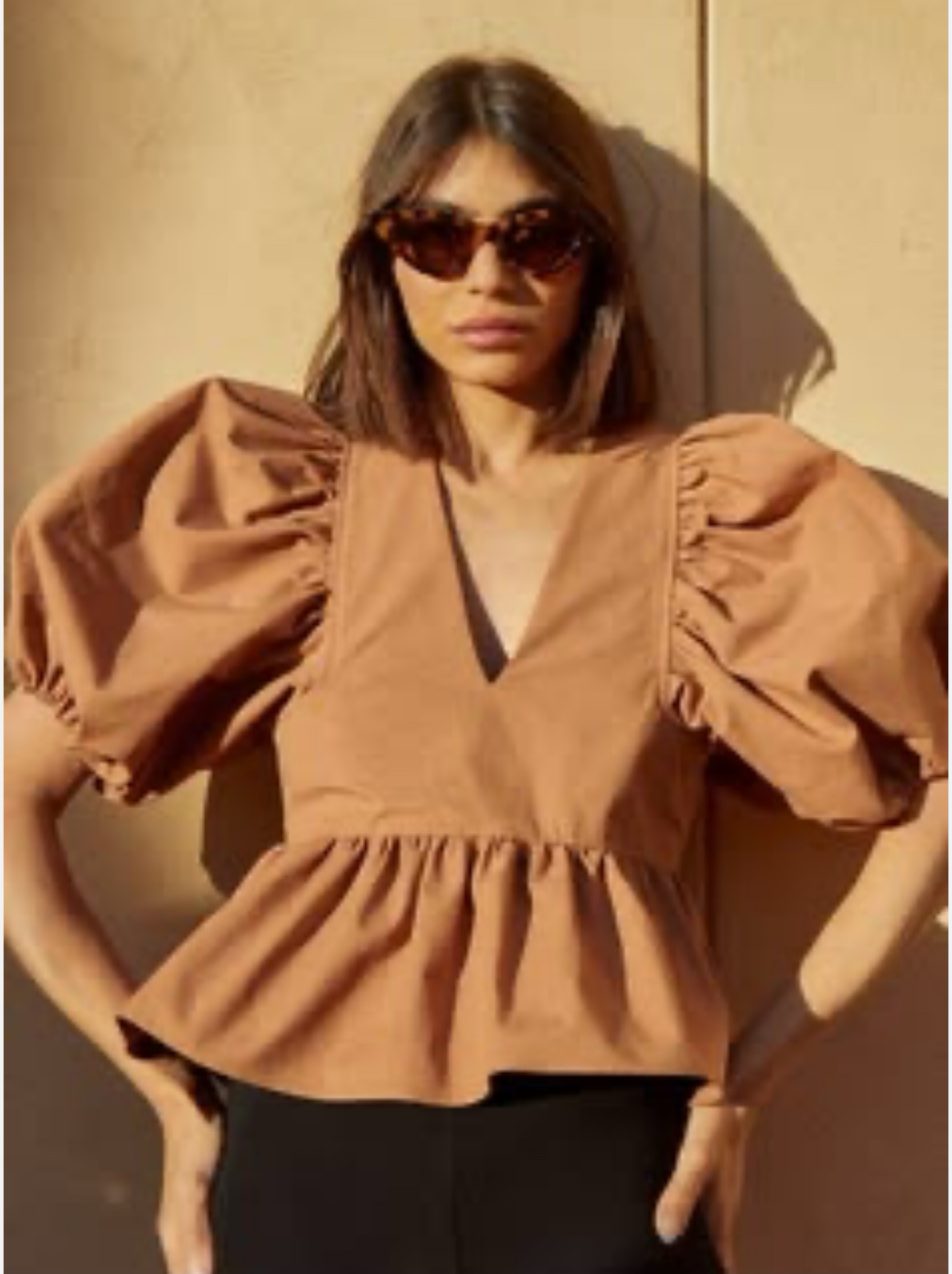 Hunter Bell Peplum Top
