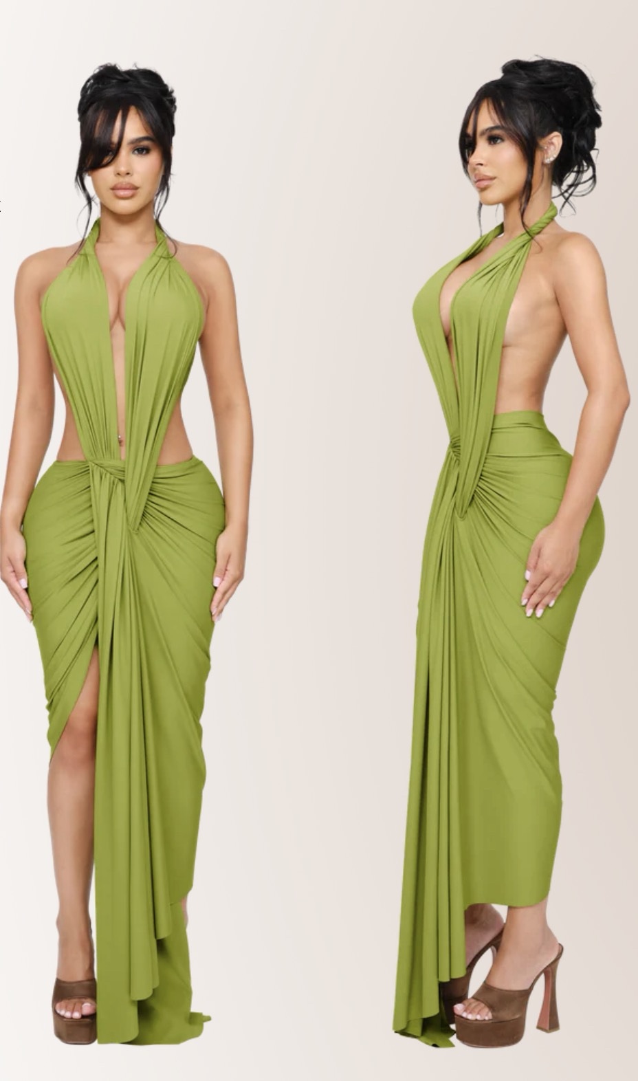 Coucoo Halter Dress by Coucoo - Pickle