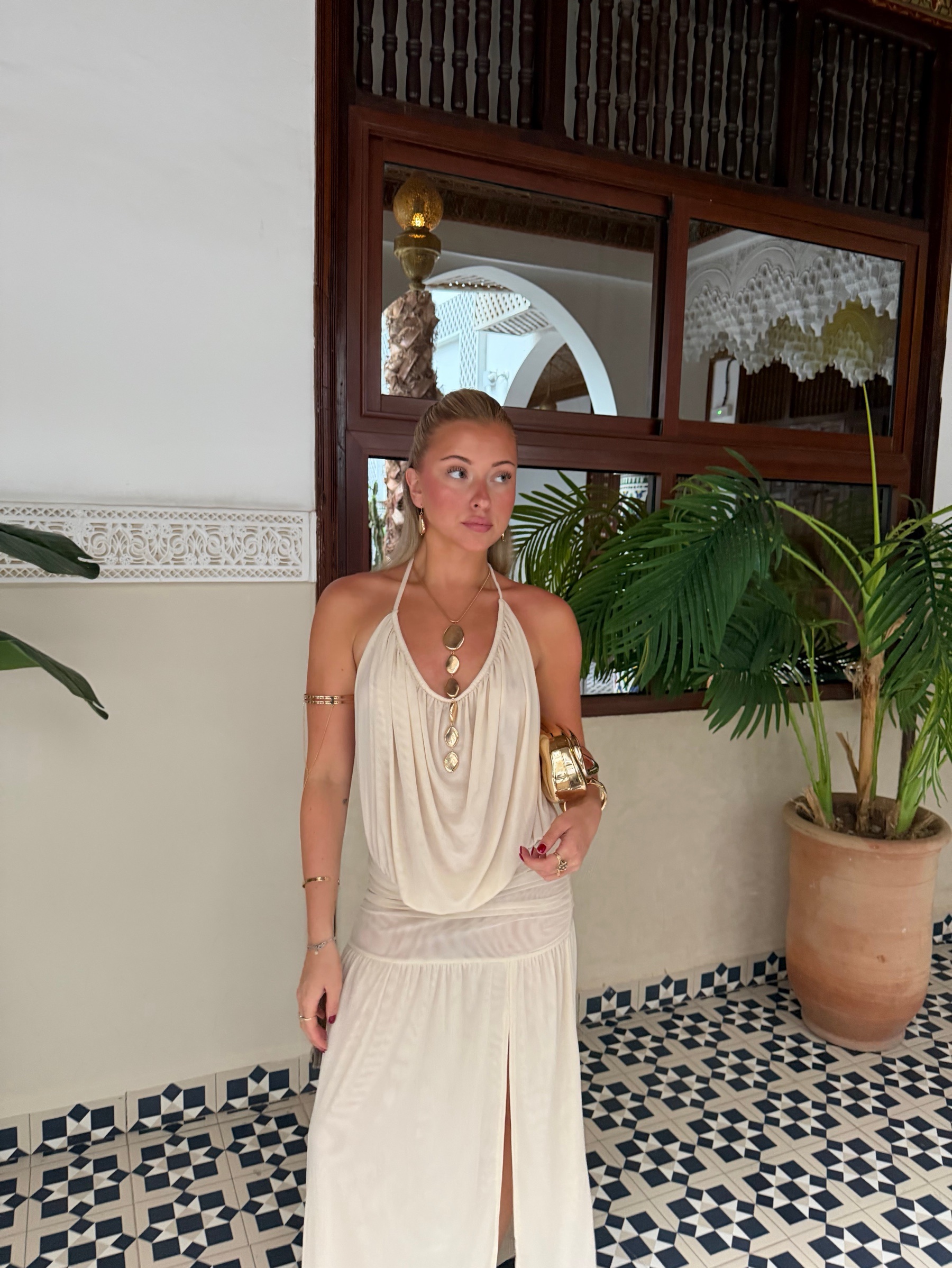 open back maxi dress by Other | Pickle