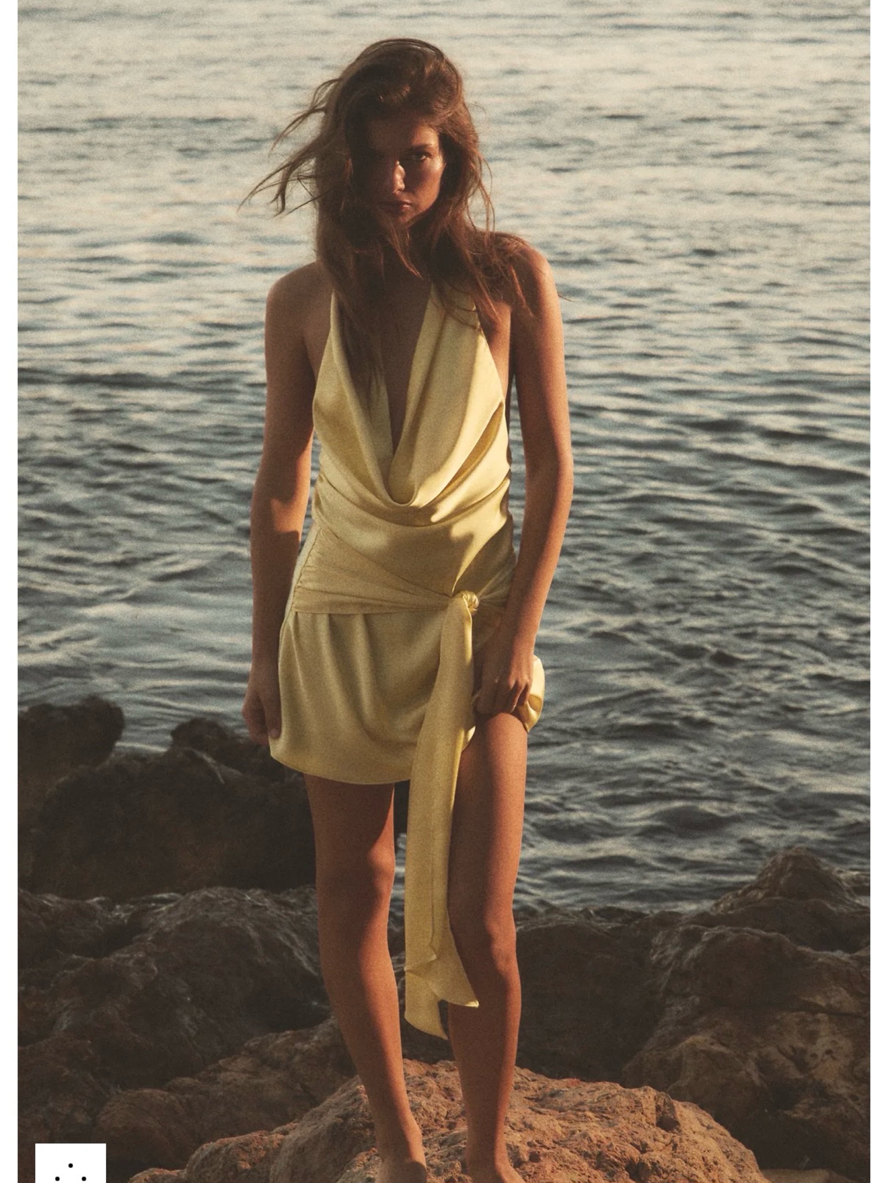 zara satin effect mini dress ZARA Satin Effect Mini Dress , NWOT, There are