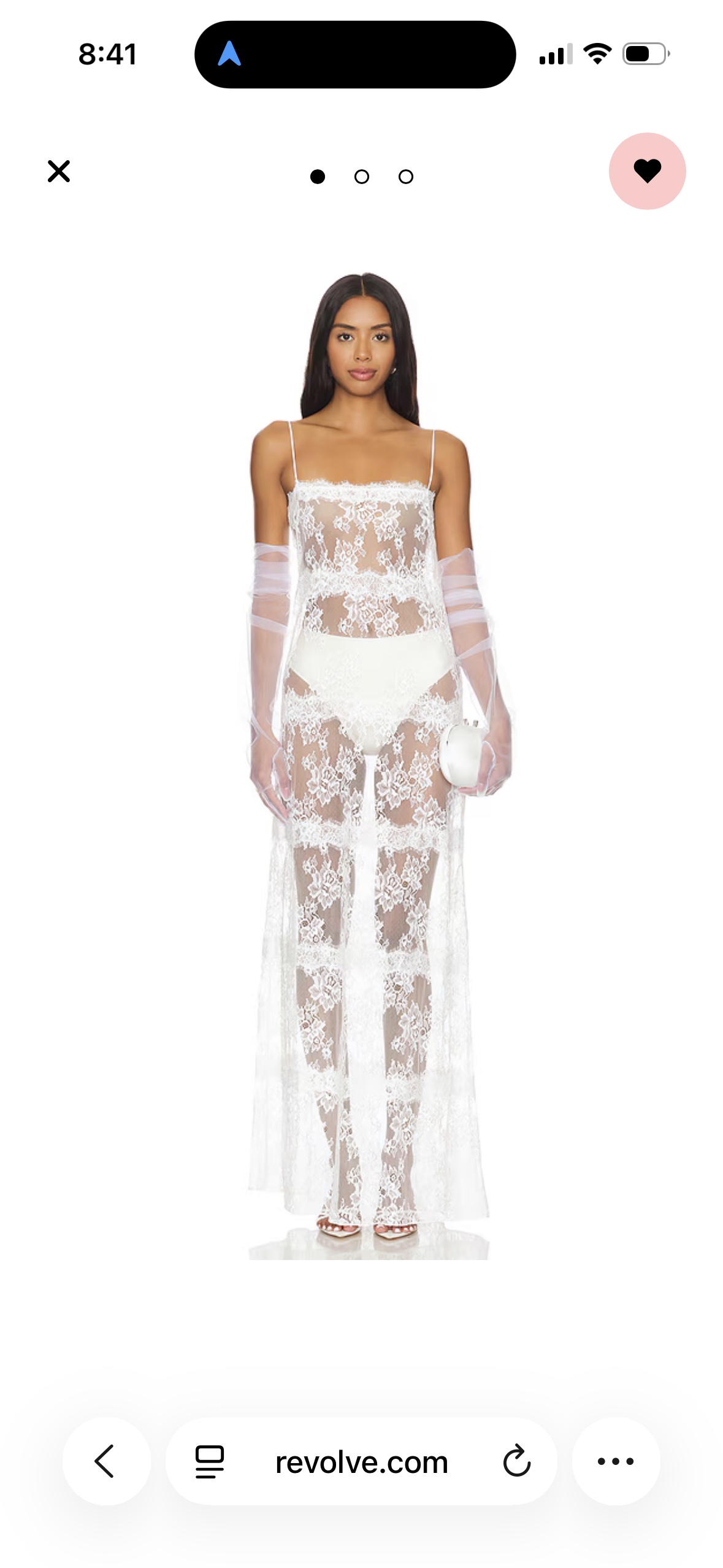 Lovers and Friends White Lace Maxi
