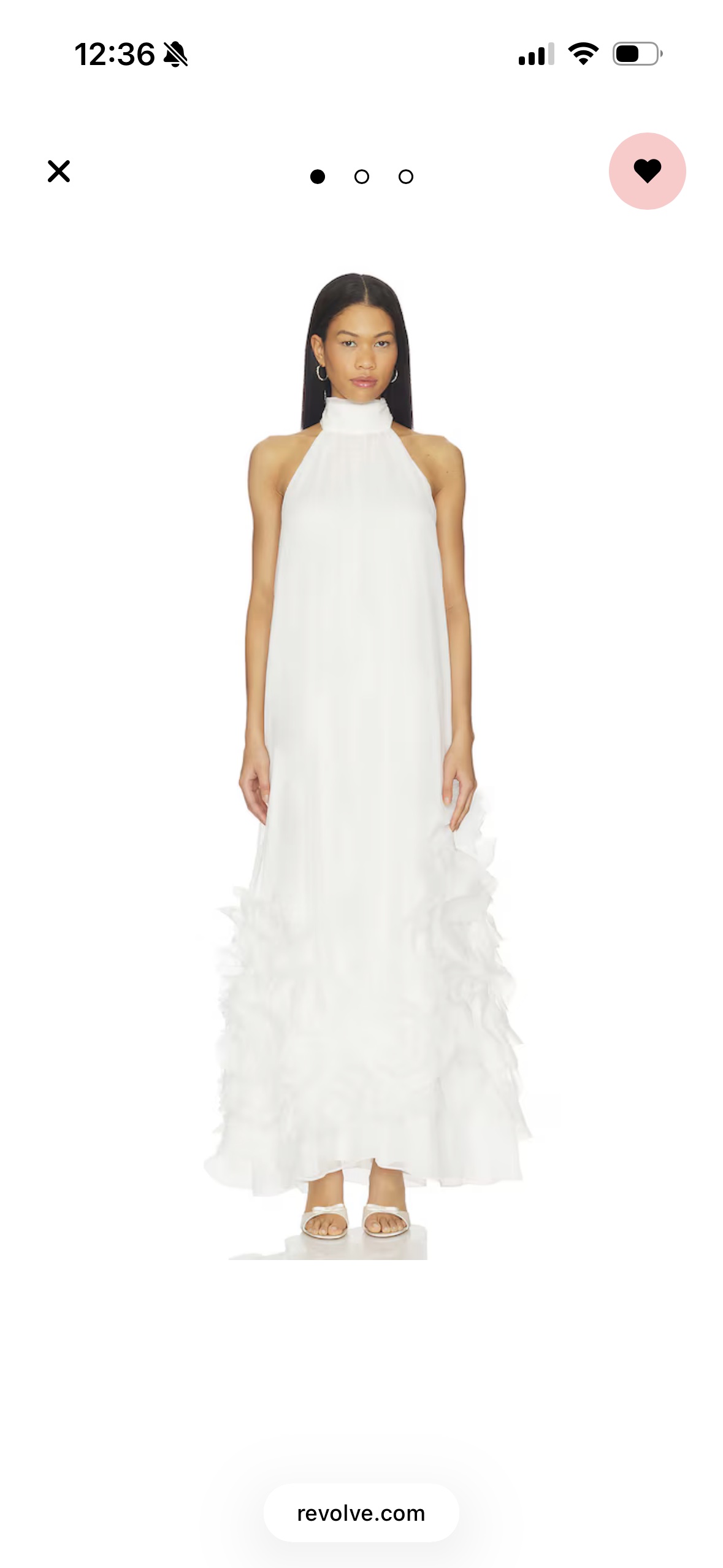 Revolve ELLIATT Evelyn White Gown