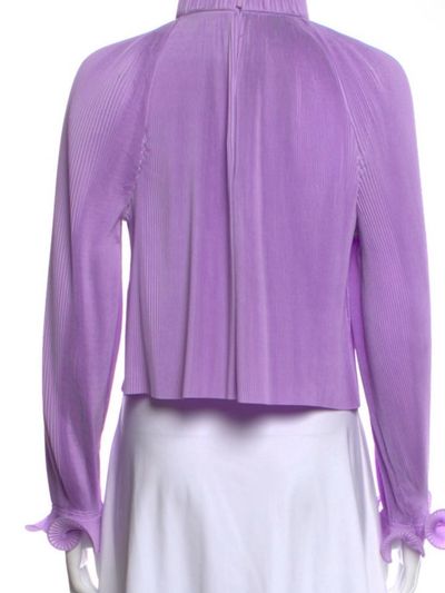 Tibi Purple Ruffle Top by Tibi | Pickle