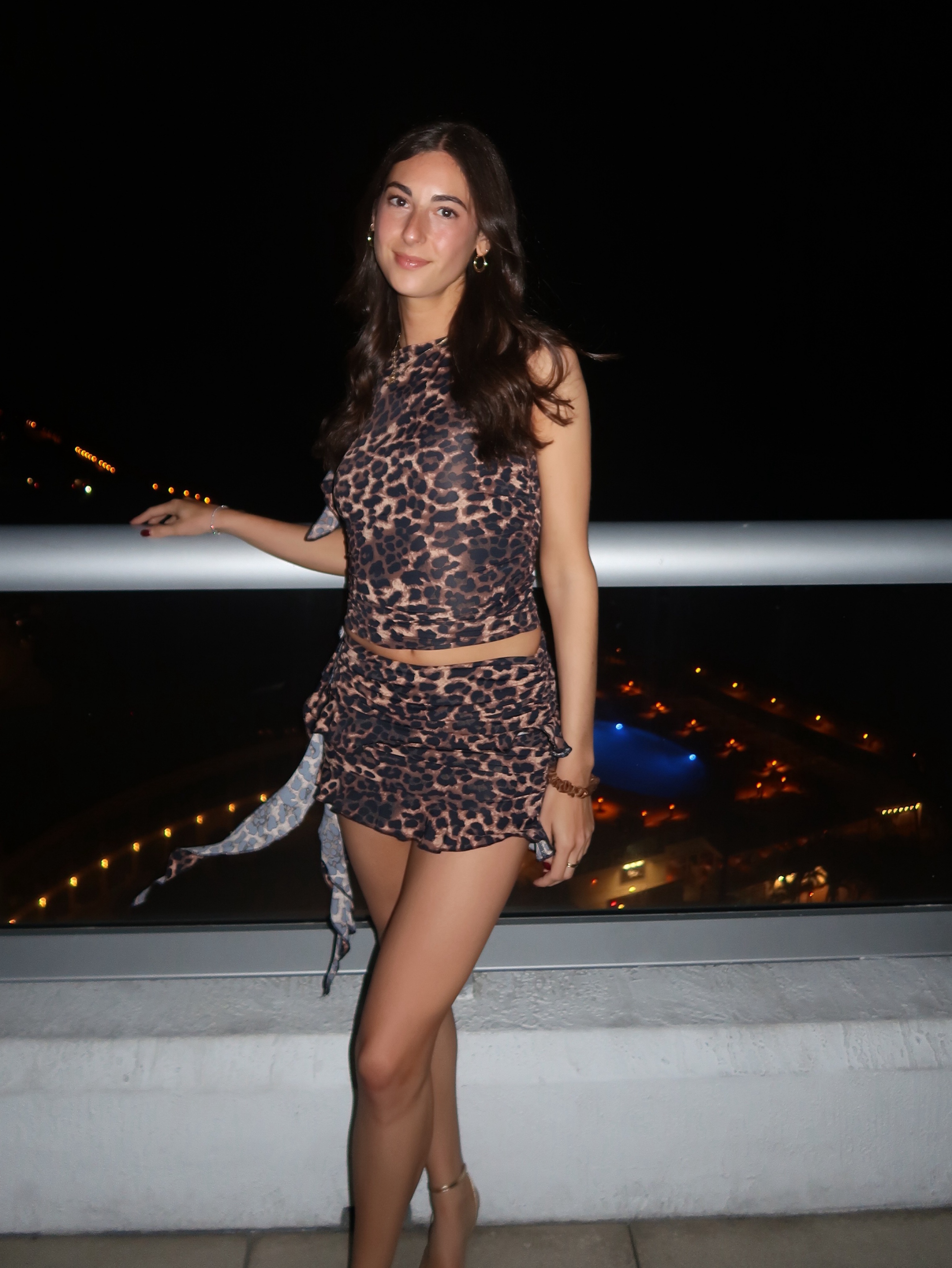 Lioness Cheetah Tank & Mini Skirt