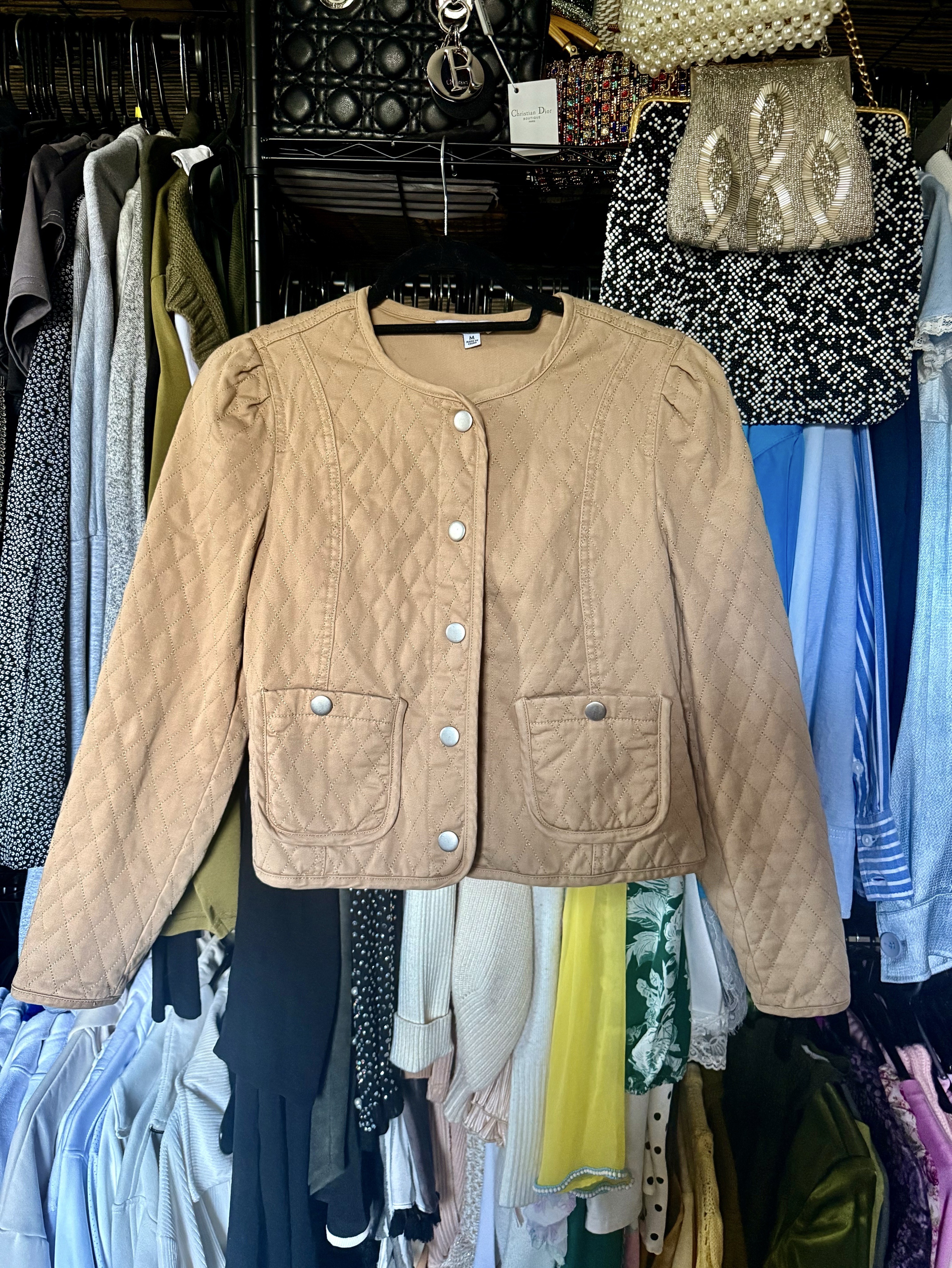 Veronica beard Camilla quilted inspired jacket size-m