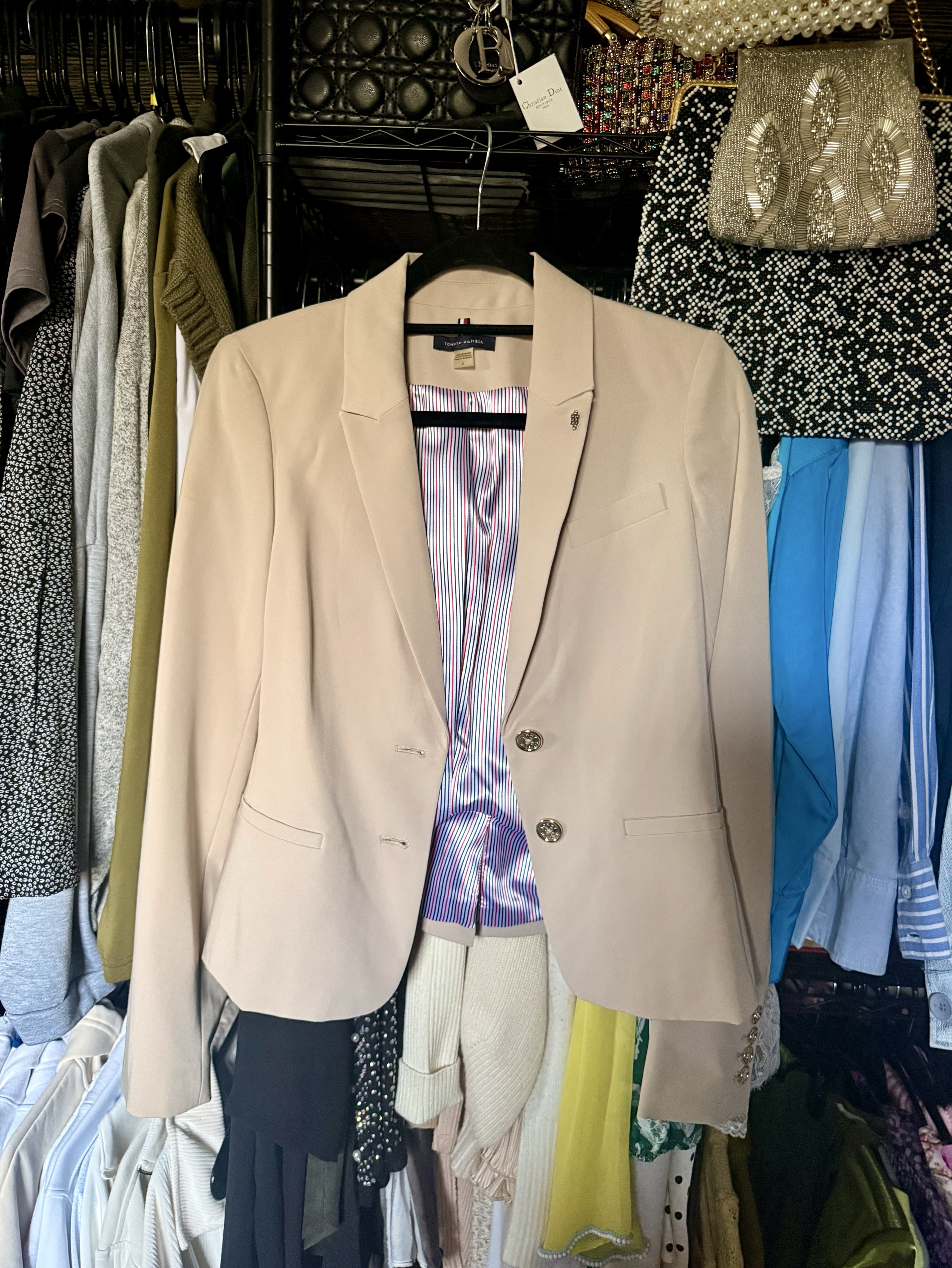 Tommy Hilfiger 2 button blazer size 4