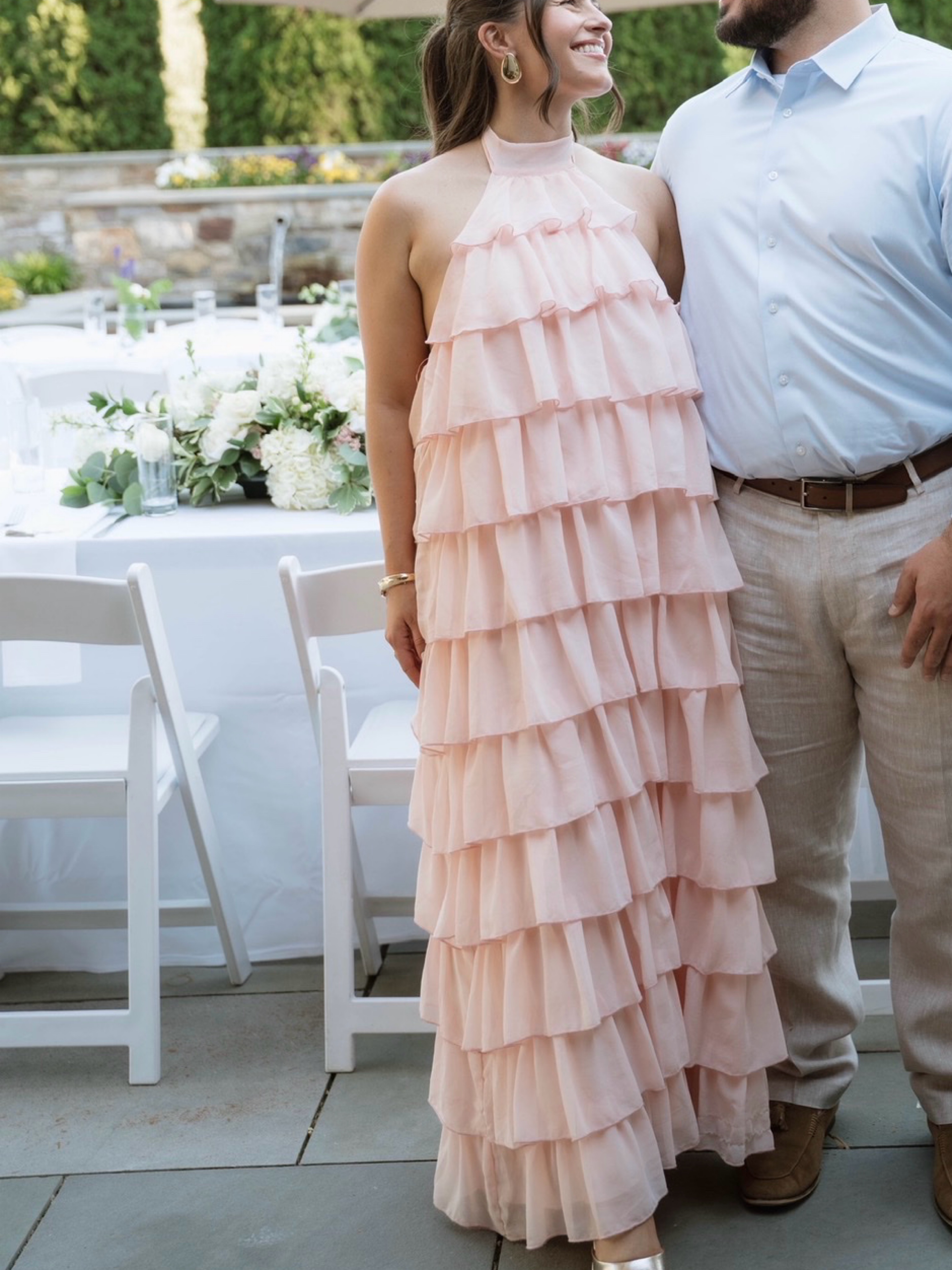 Petal & Pup Zoella Ruffle Tiered Maxi Dress