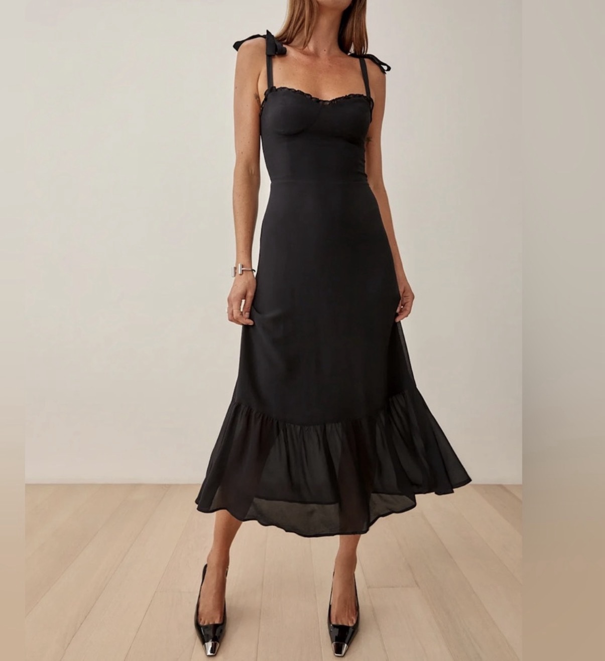 nikita midi dress reformation Reformation Nikita Midi Dress by Reformation