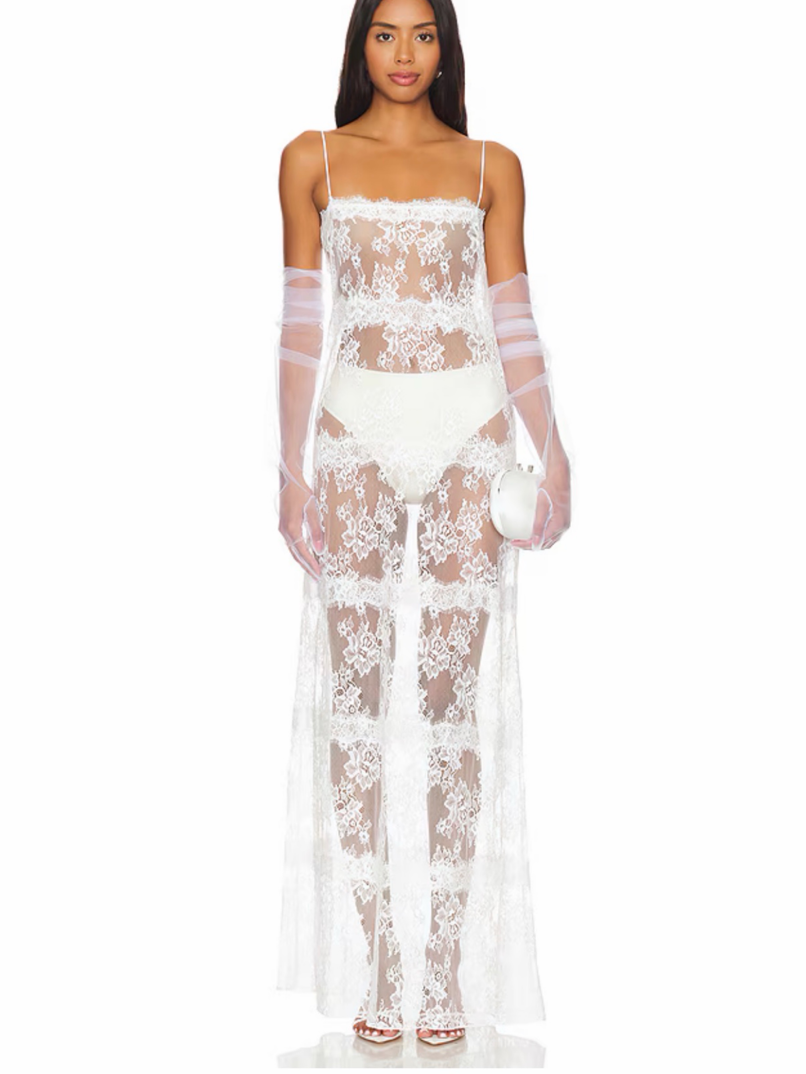 Revolve x Maggie MacDonald Millie Lovers and Friends Sheer Maxi