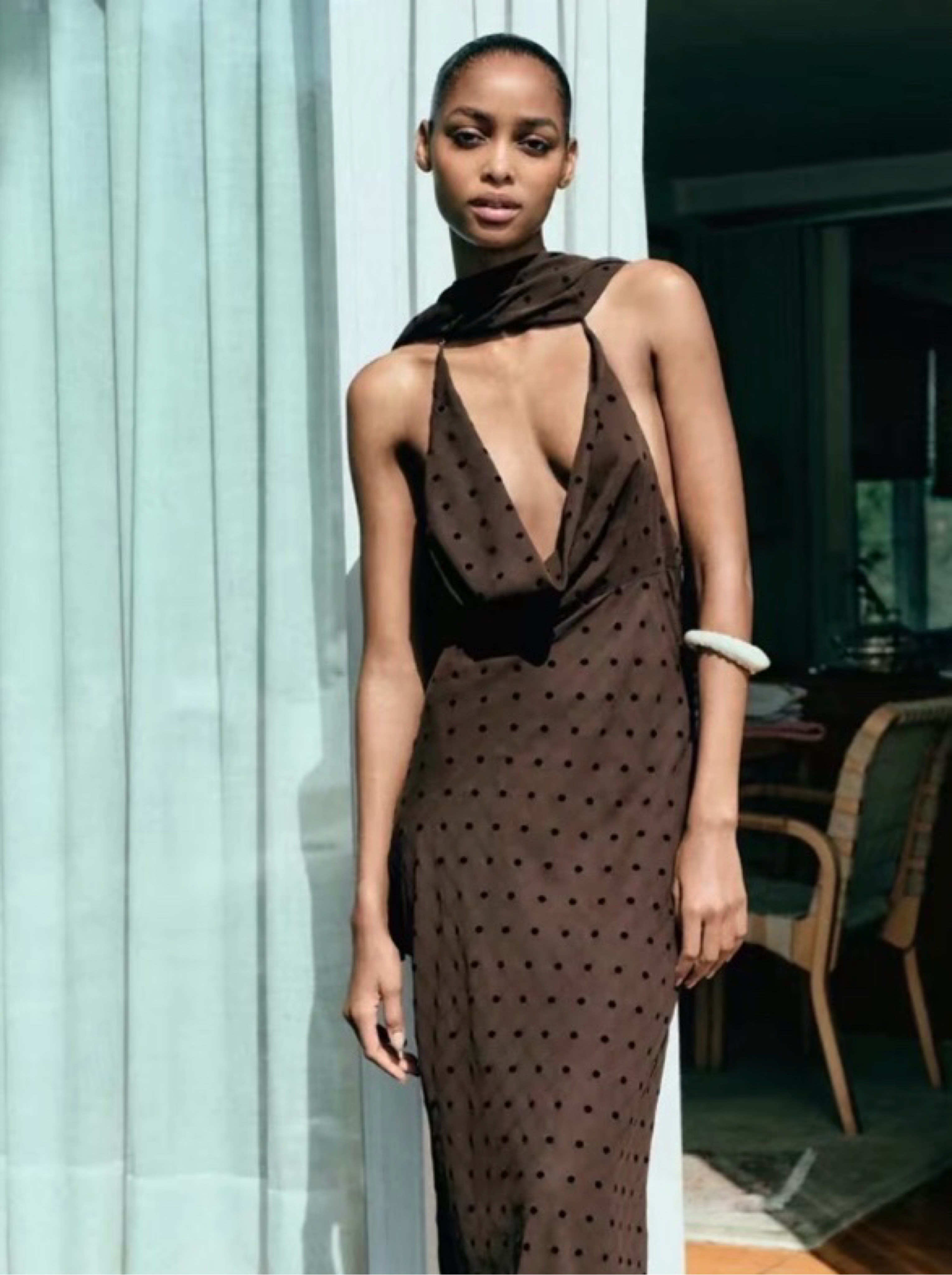 black bodycon formal dress Cleo | Midi With Mesh Sleeves CL131062002 Collection: REACTIVE DECEMBER 24 Bridesmaid Dresses Tea Length SIZE:1X