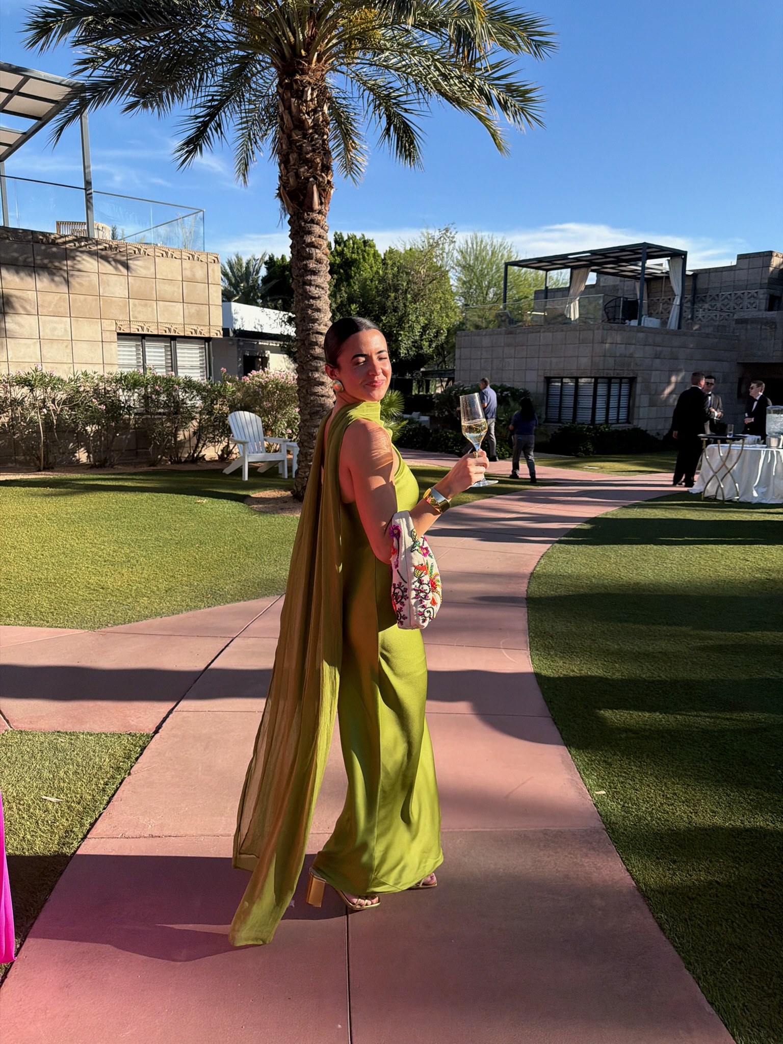 mango green long dress Green Ruffle Mango Long Dress by Mango Capsule Collection