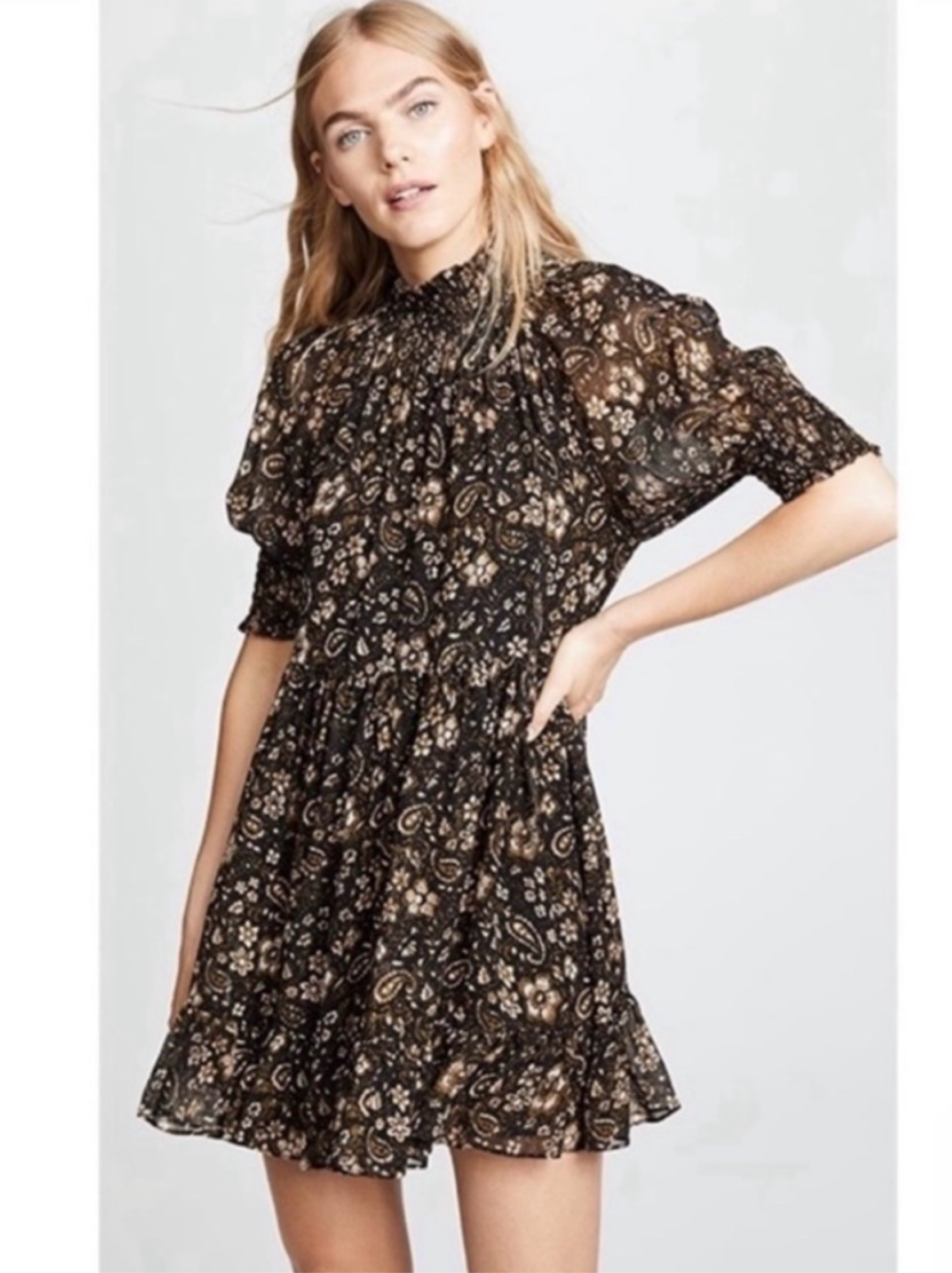 Ulla Johnson mini flower dress
