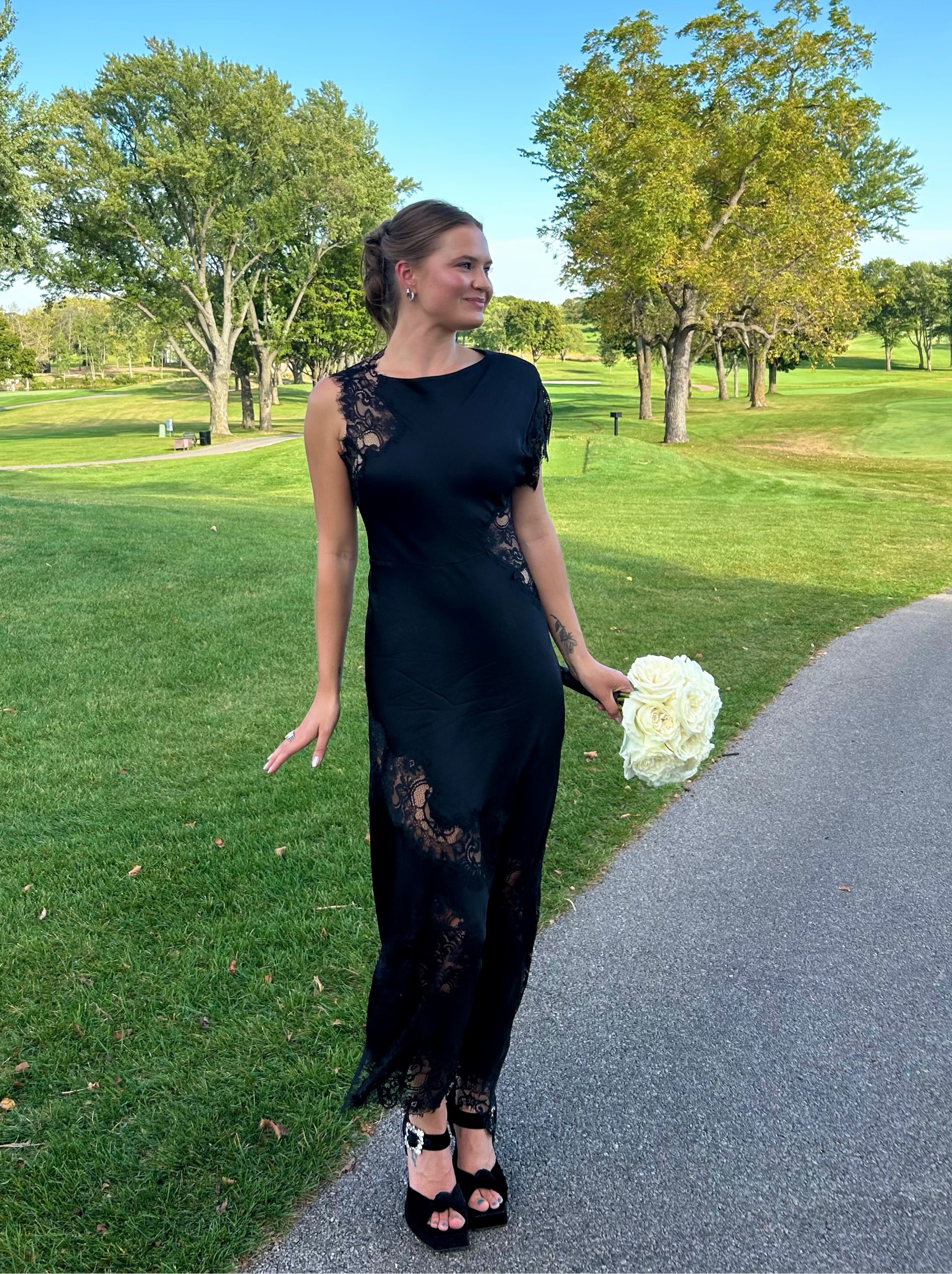 ALC Alessia Satin Dress