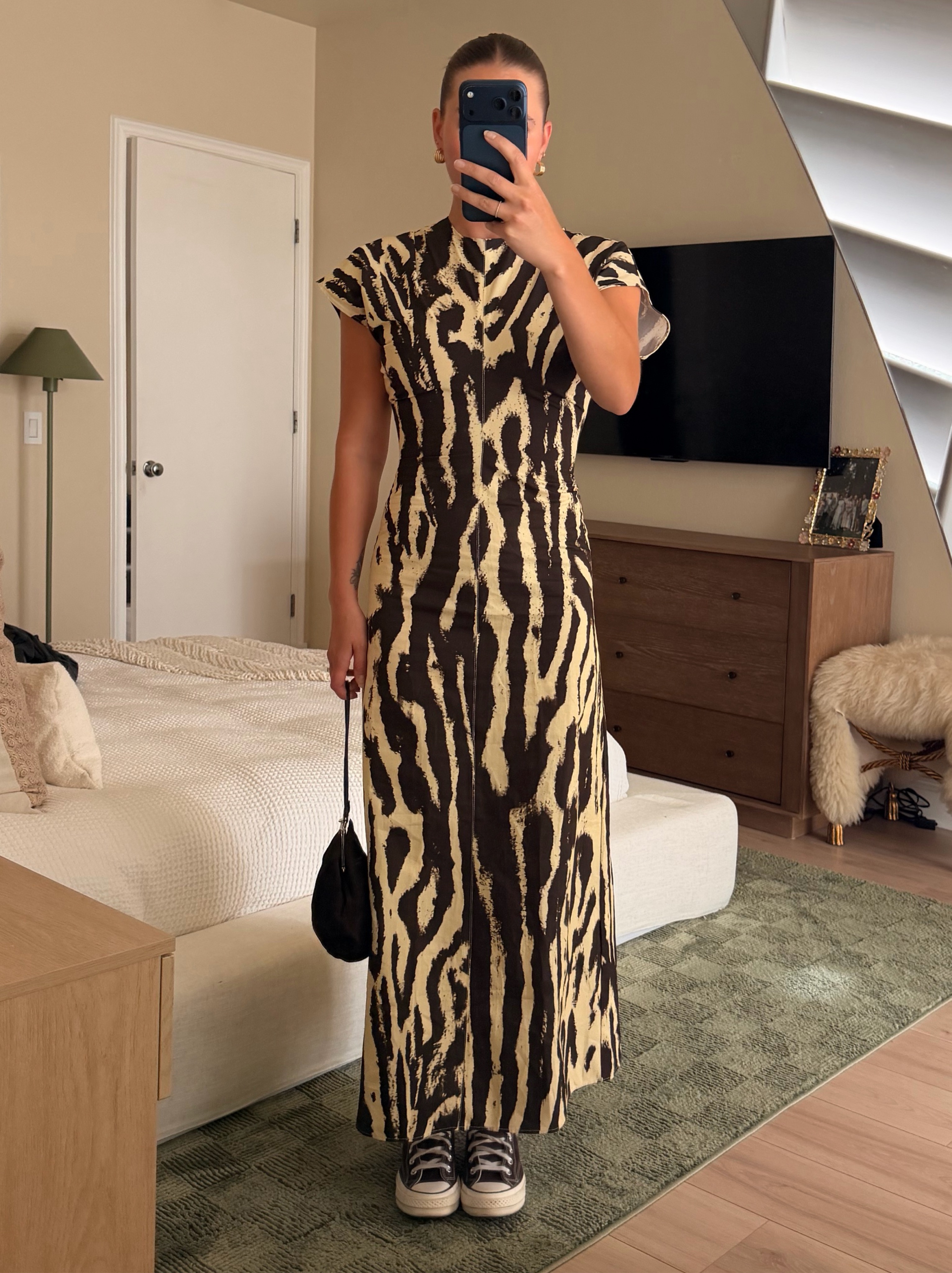ASOS Topshop animal print dress
