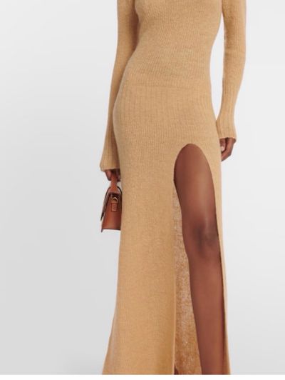 Jacquemus La Robe mohair blend maxi dress by Jacquemus