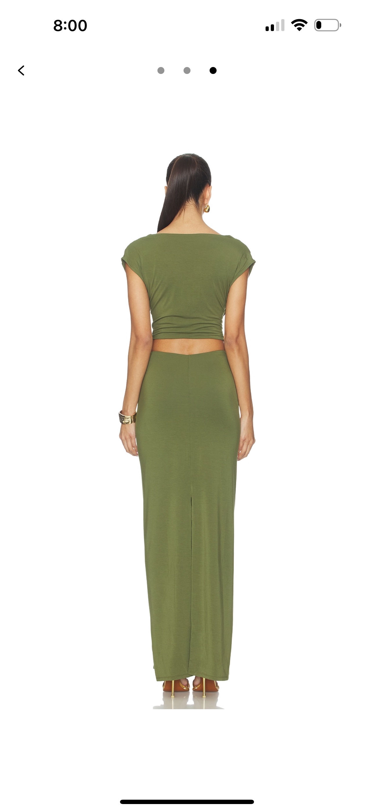 olive green dress revolve x REVOLVE Frederick Dress