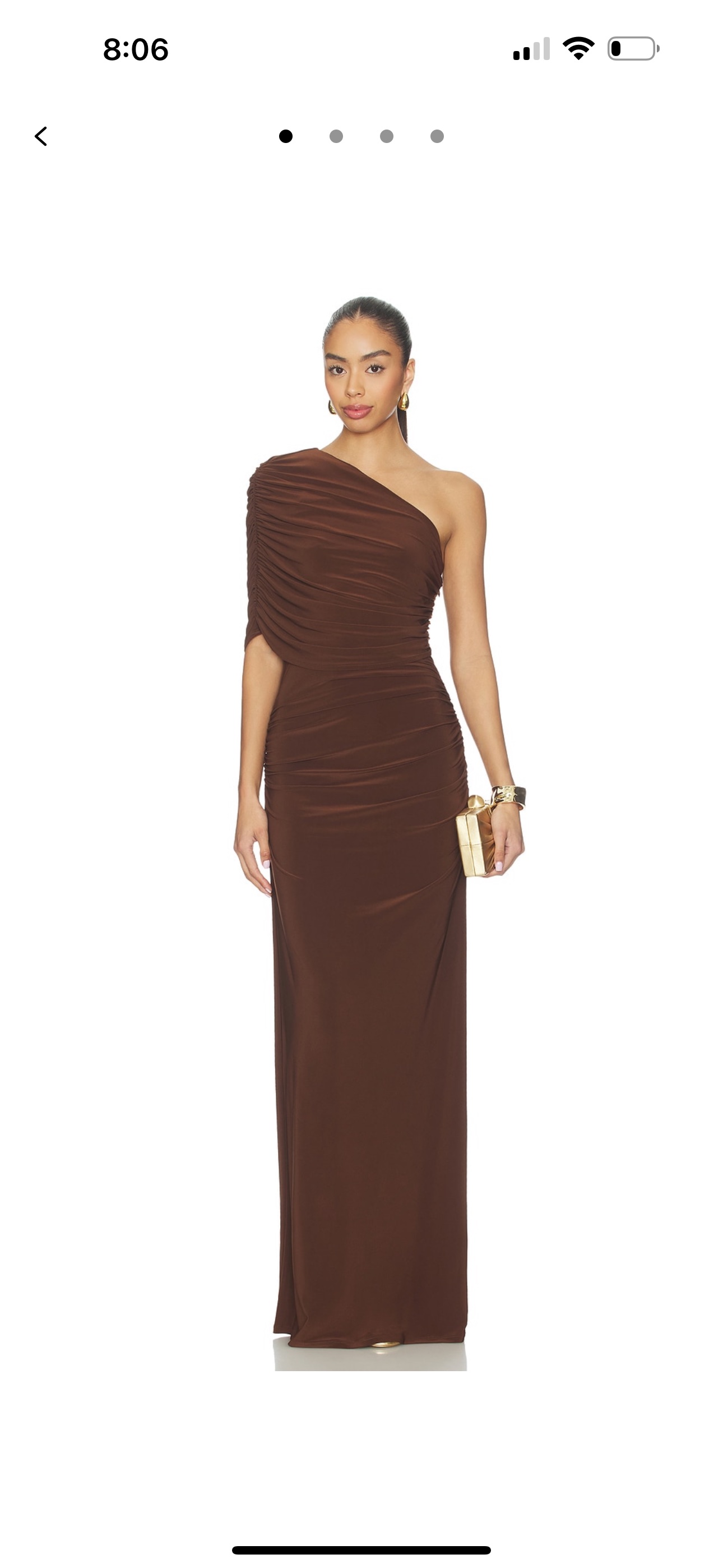 lovers and friends brown dress Lovers and Friends Delia Gown in Chocolate Brown