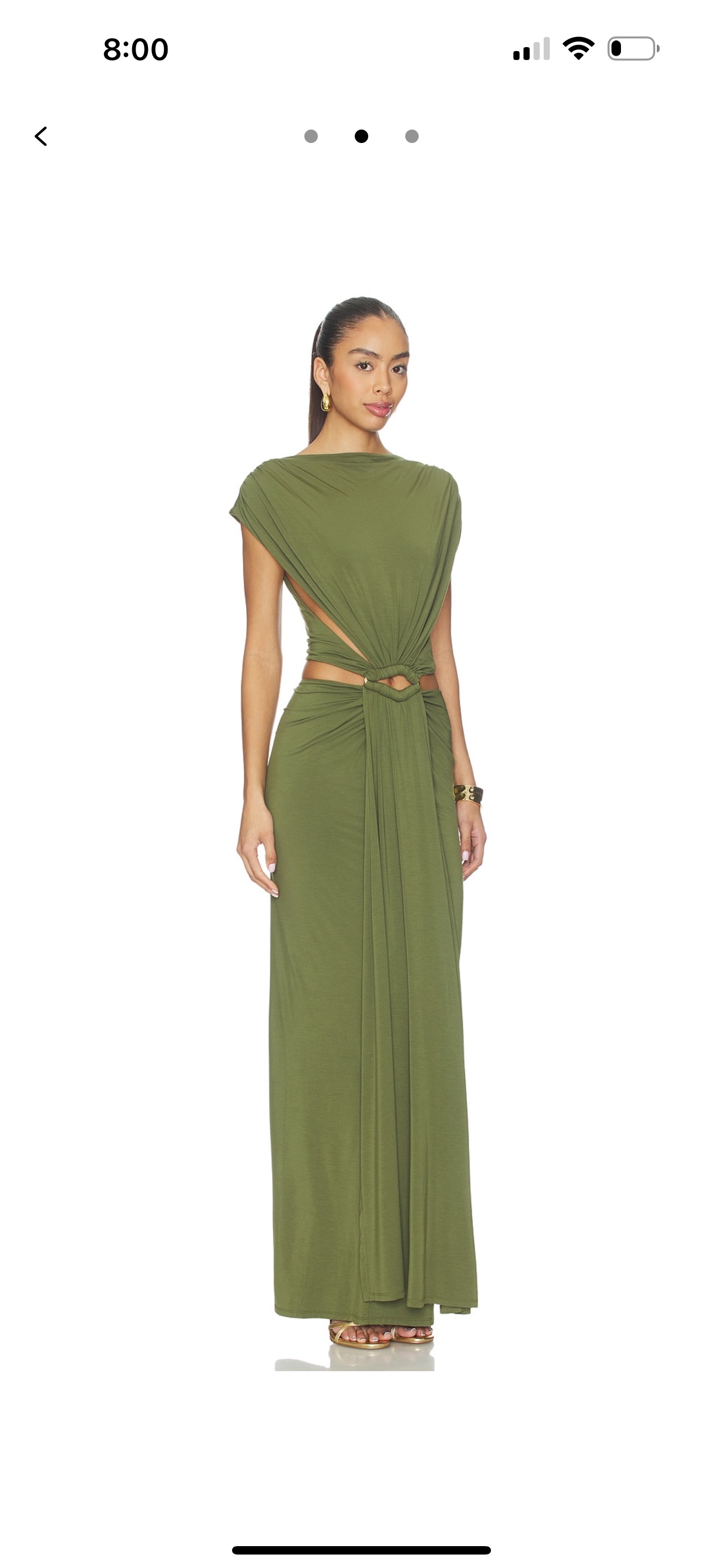 olive green dress revolve Lovers and Friends Beila Maxi Dress in Olive Green