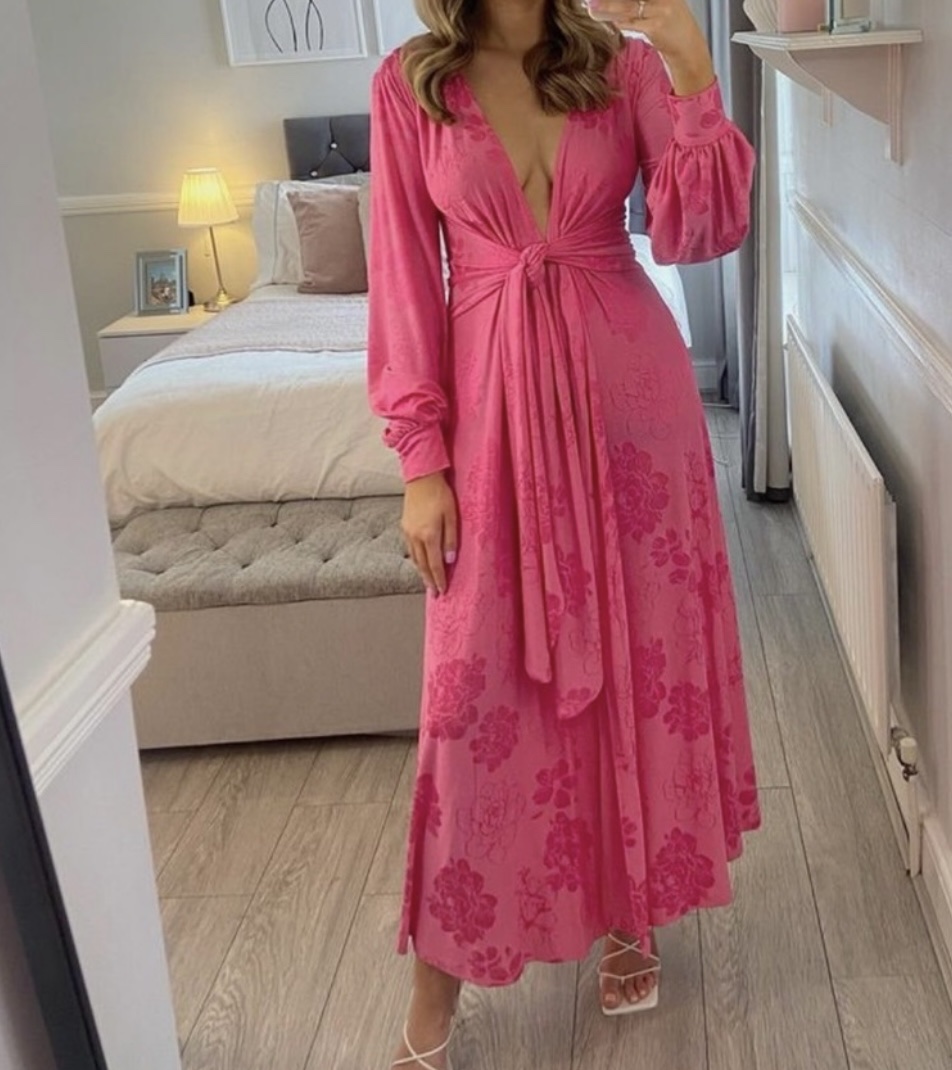 zara pink jacquard dress ZARA WOMENS BELTED JACQUARD DRESS 5039/529 PINK SIZE S