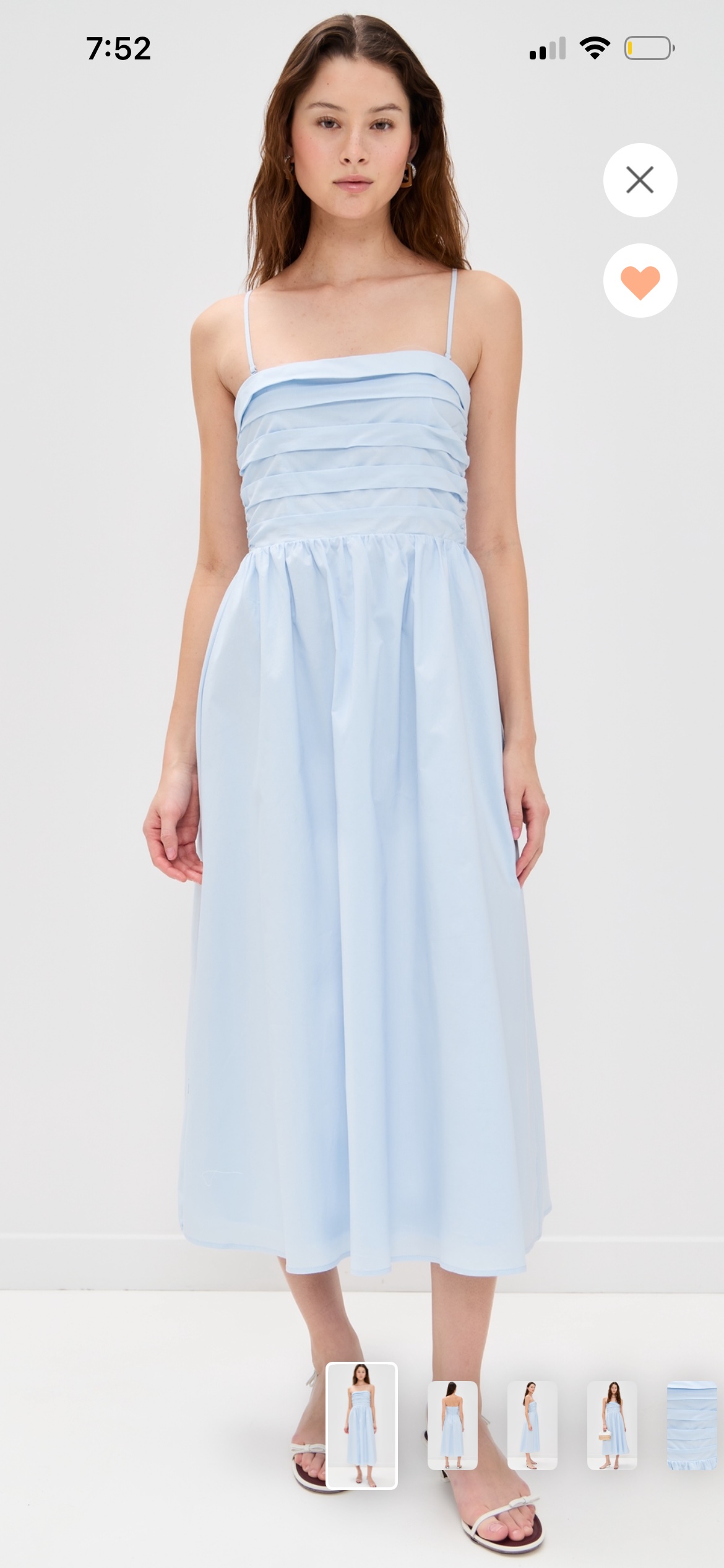 WAYF Midi Dress by WAYF - Pickle WAYF Midi Dress by WAYF - Pickle