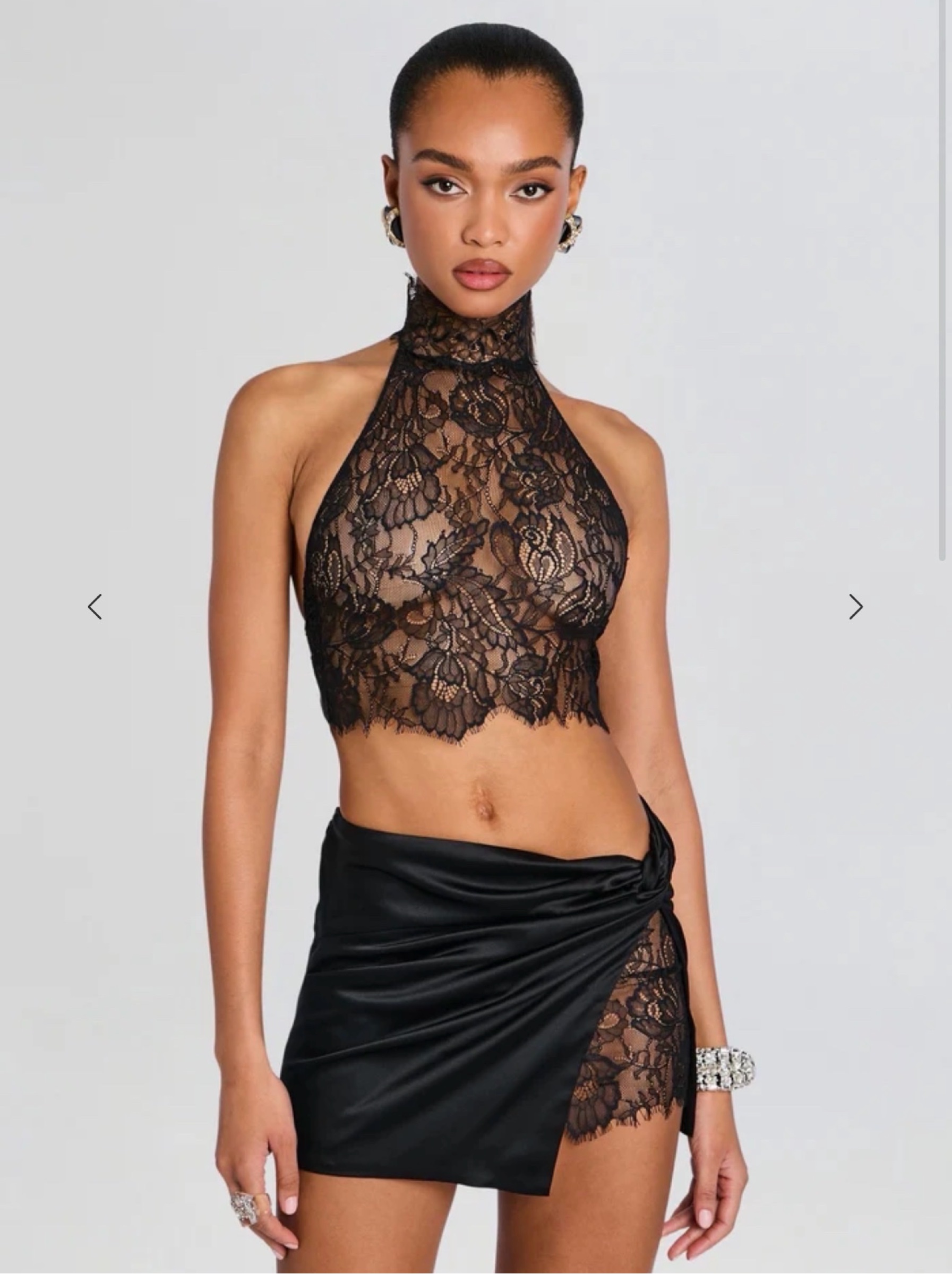 Lace halter top by No Brand | Pickle