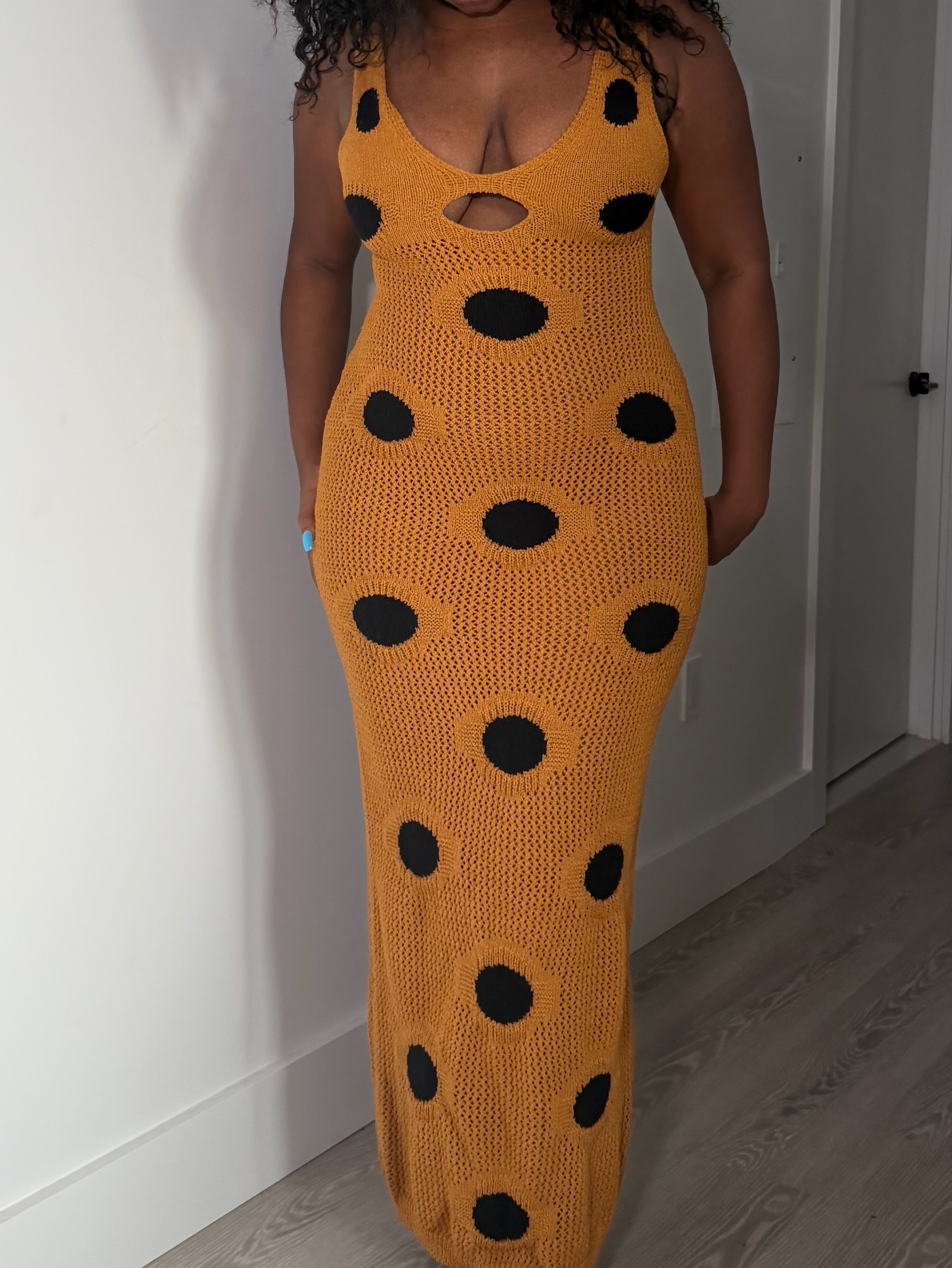 Hanifa Harper Maxi Dress, Camel