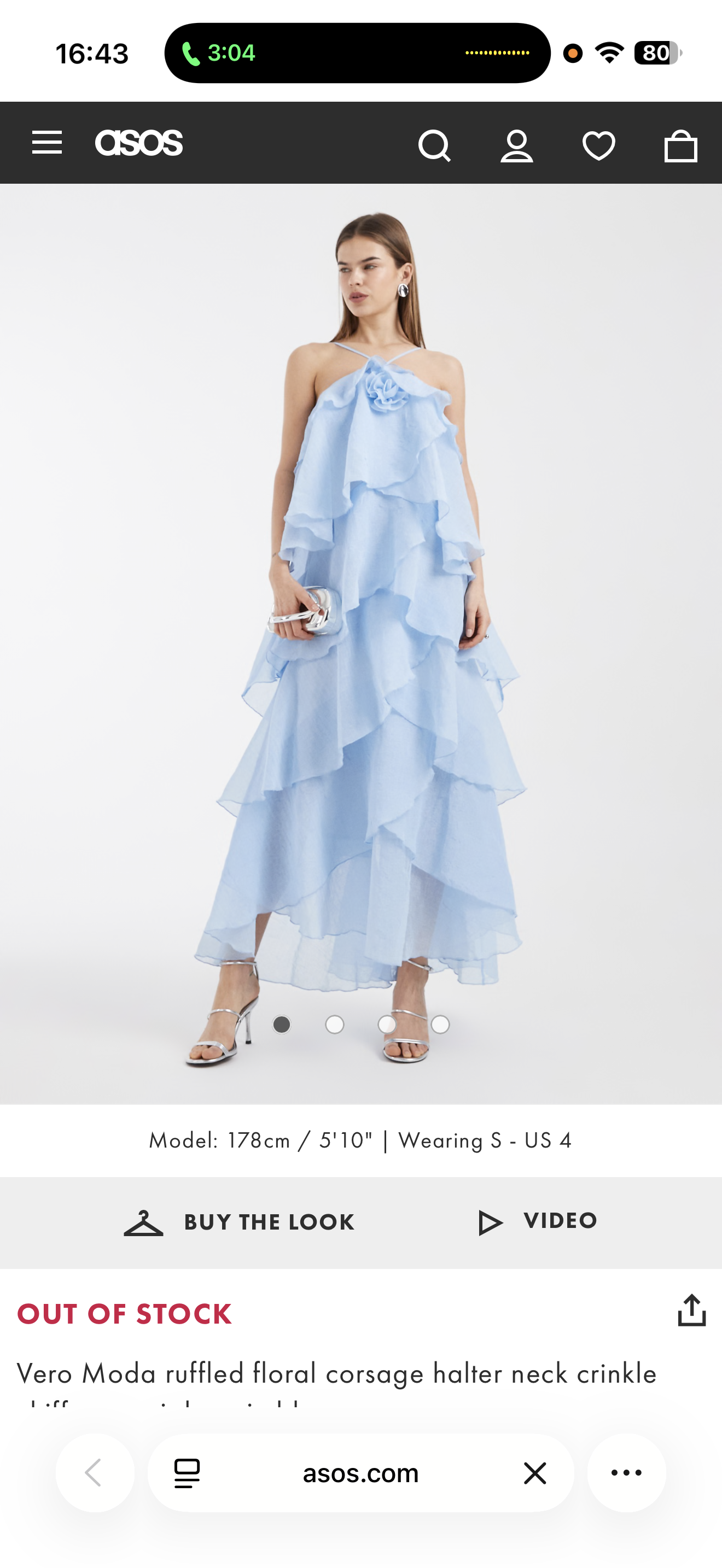 lana ruffle tiered halter dress vero moda Vero Moda Lana Ruffle Tiered Halter Dress in Natural