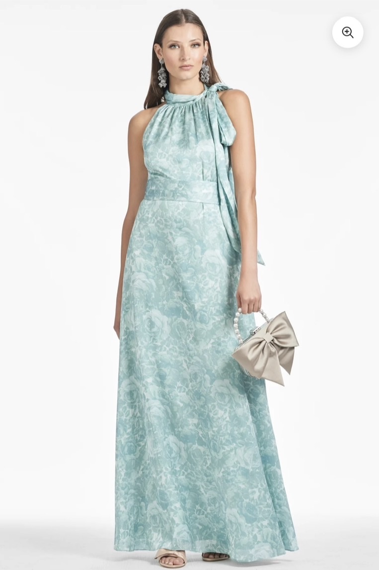 Sachin & Babi - Sage Painted Floral - Kayla Gown