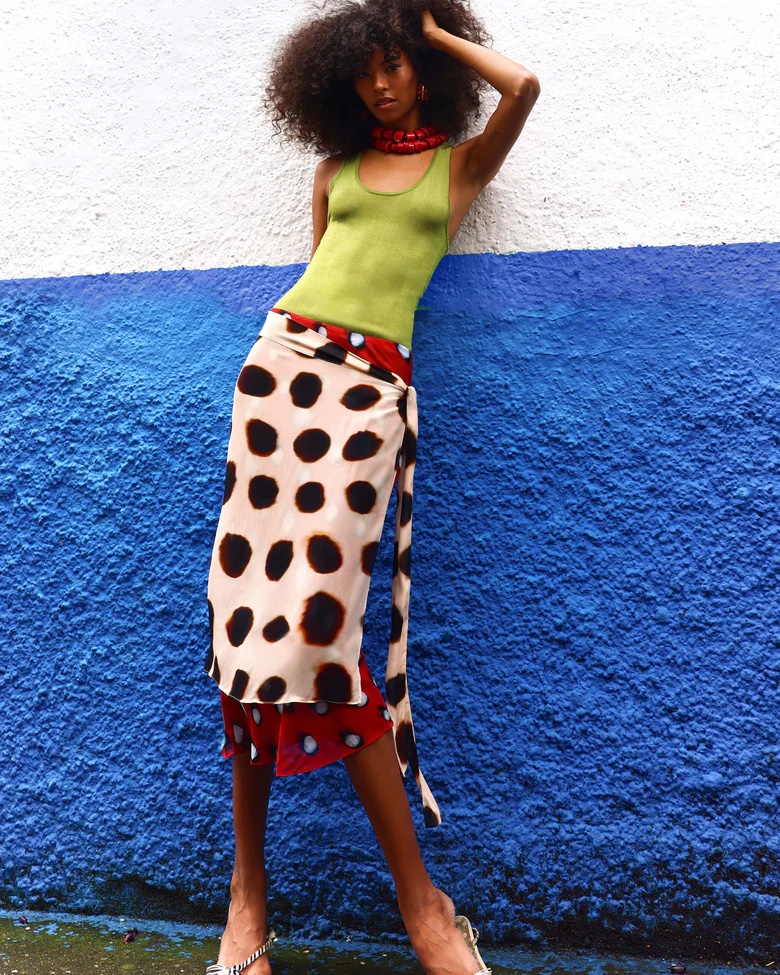 Rat & Boa Midi Skirt