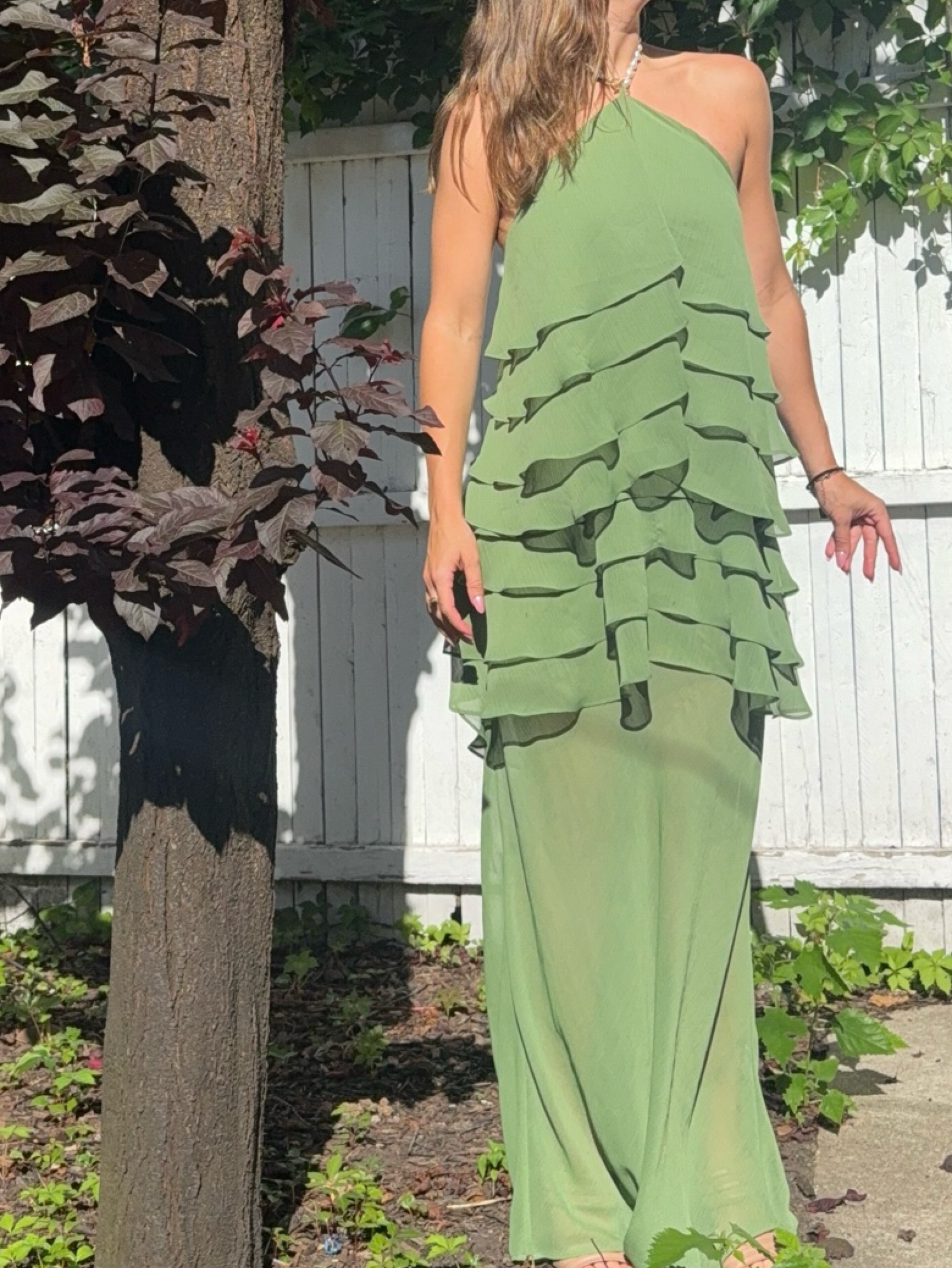 third form gaia sheer ruffle halter dress Tiered by Third Form recently_added_2026-04-07