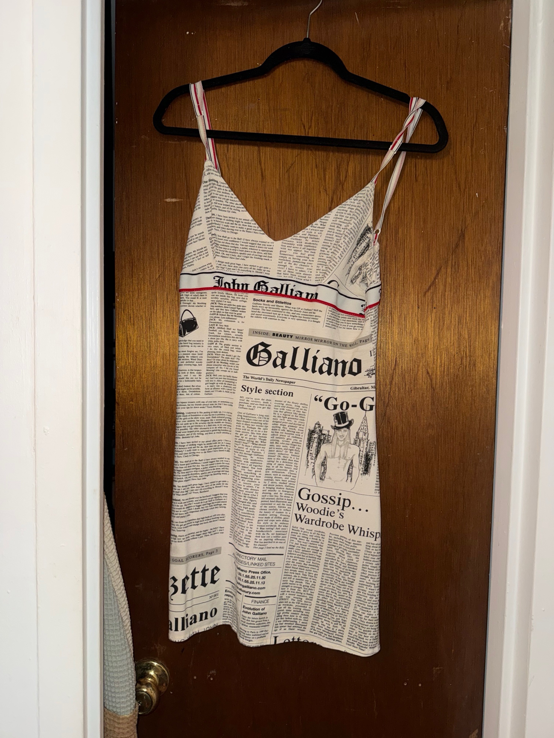 RARE Vintage John Galliano Newsprint Dress by John Galliano | Pickle