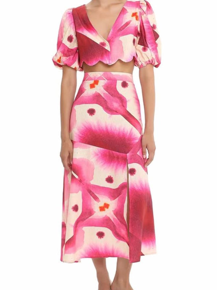 Eyelet Halter Dress by Vineet Bahl