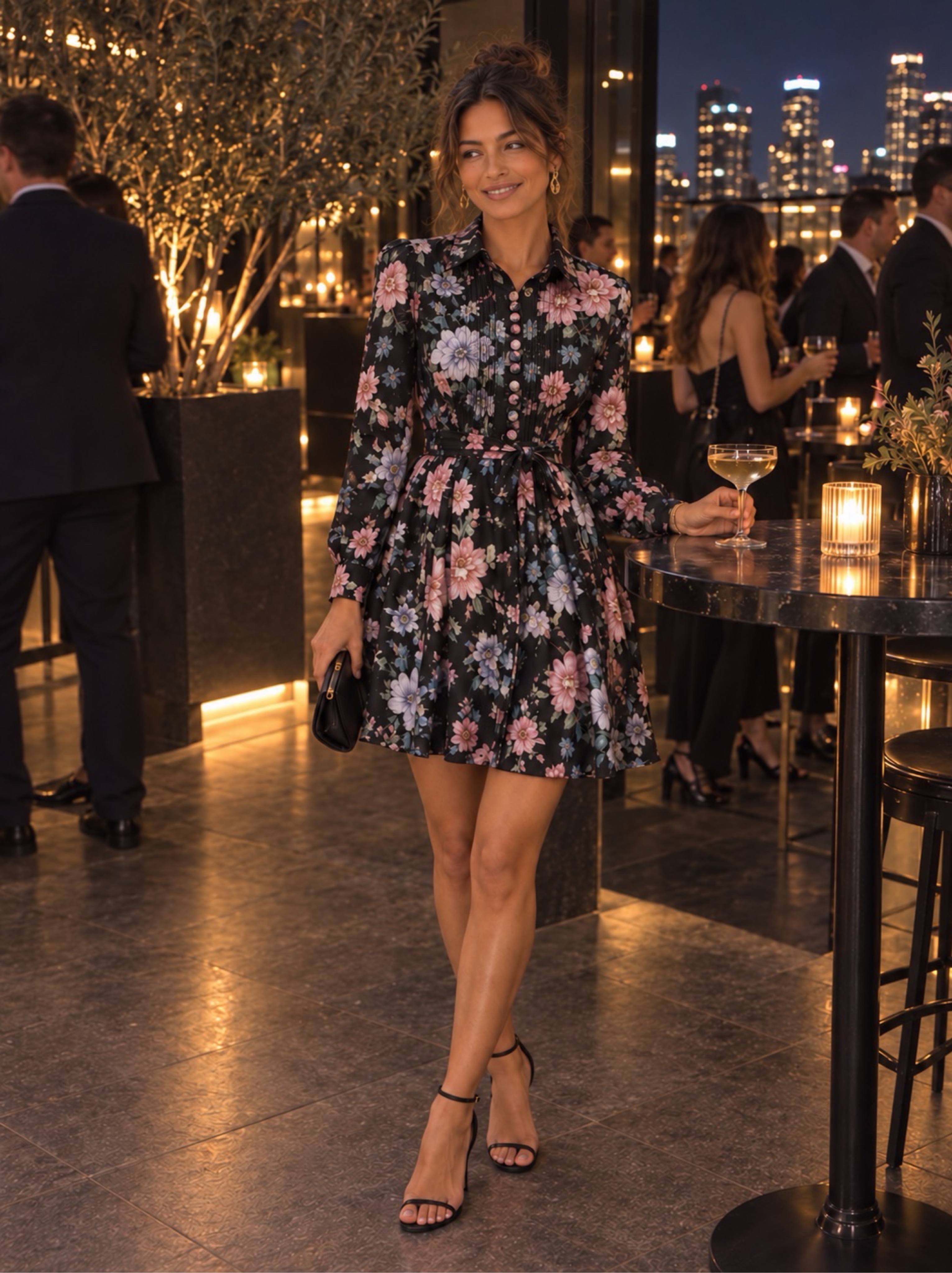 black belle garden lace belted mini dress Floral by Boutique White Sheath Dress The dress features a Size:12T Tulle A-Line Low V-Neck