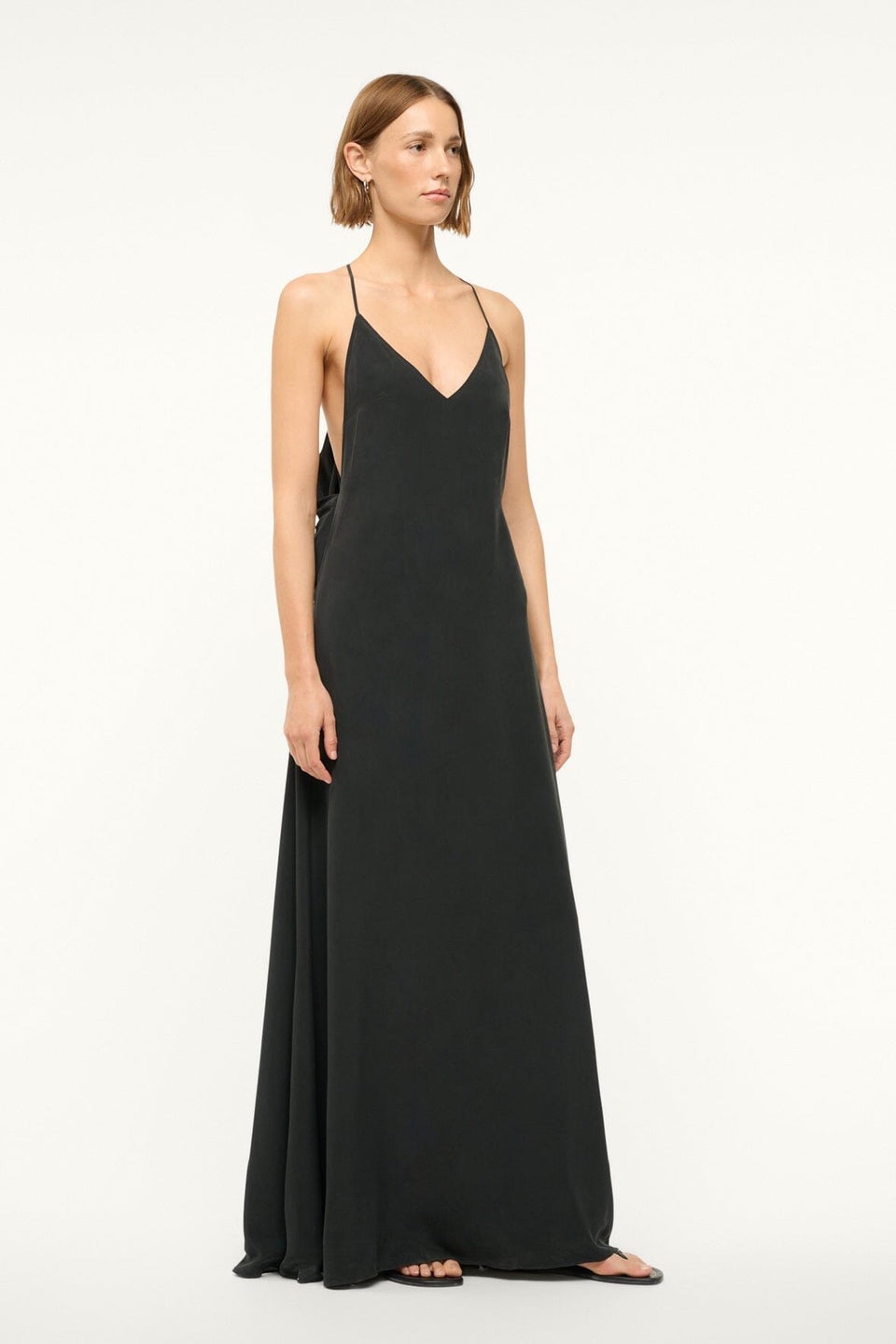 staud machu silk dress Staud Machu Silk Dress in Ivory