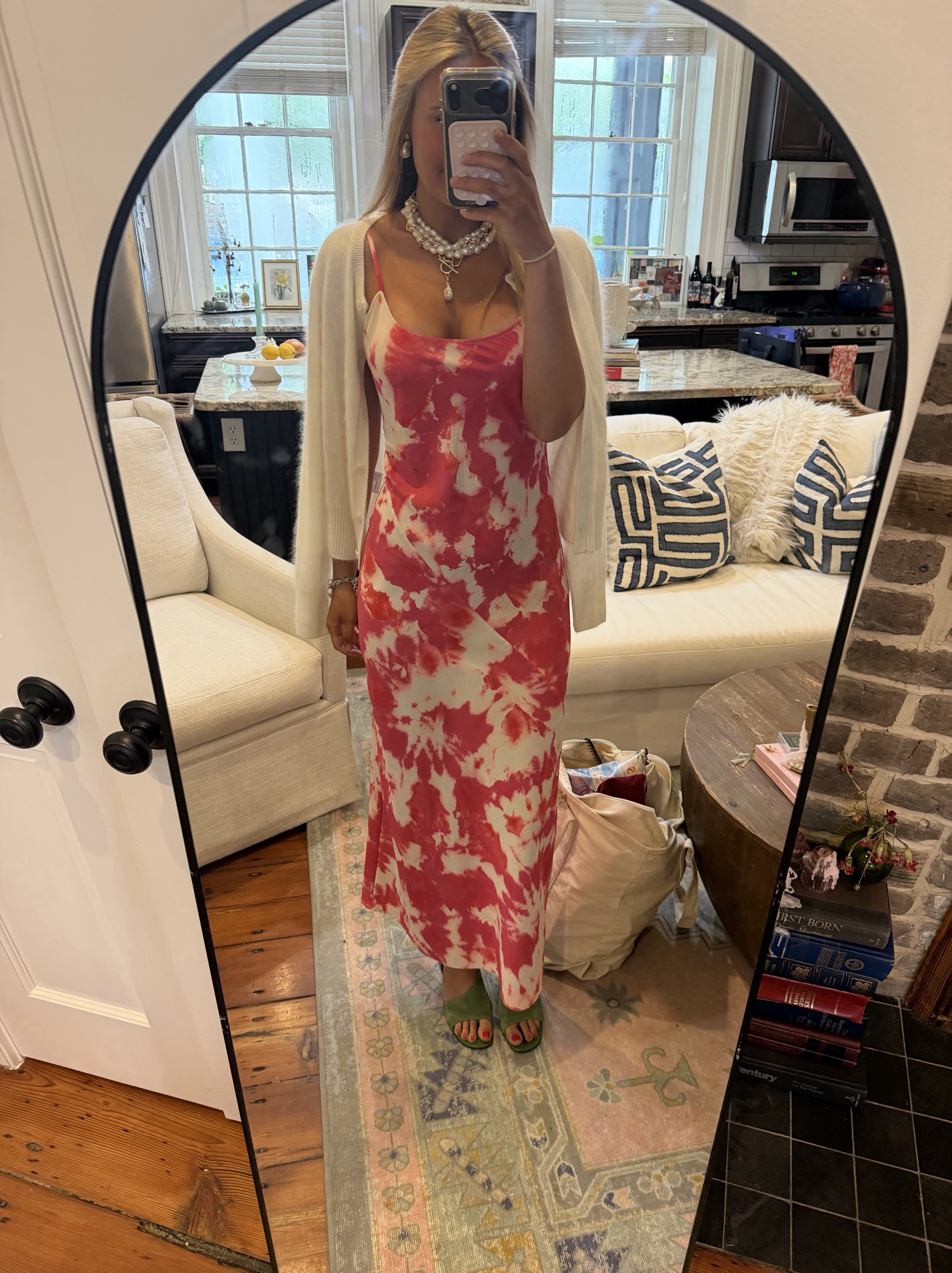 pink and white tie dye dress Juniper Women'S & Tie-Dye Tiered Cotton Long Pink/combo And Yellow Stripe Tie-Dye Printed Maxi Dress