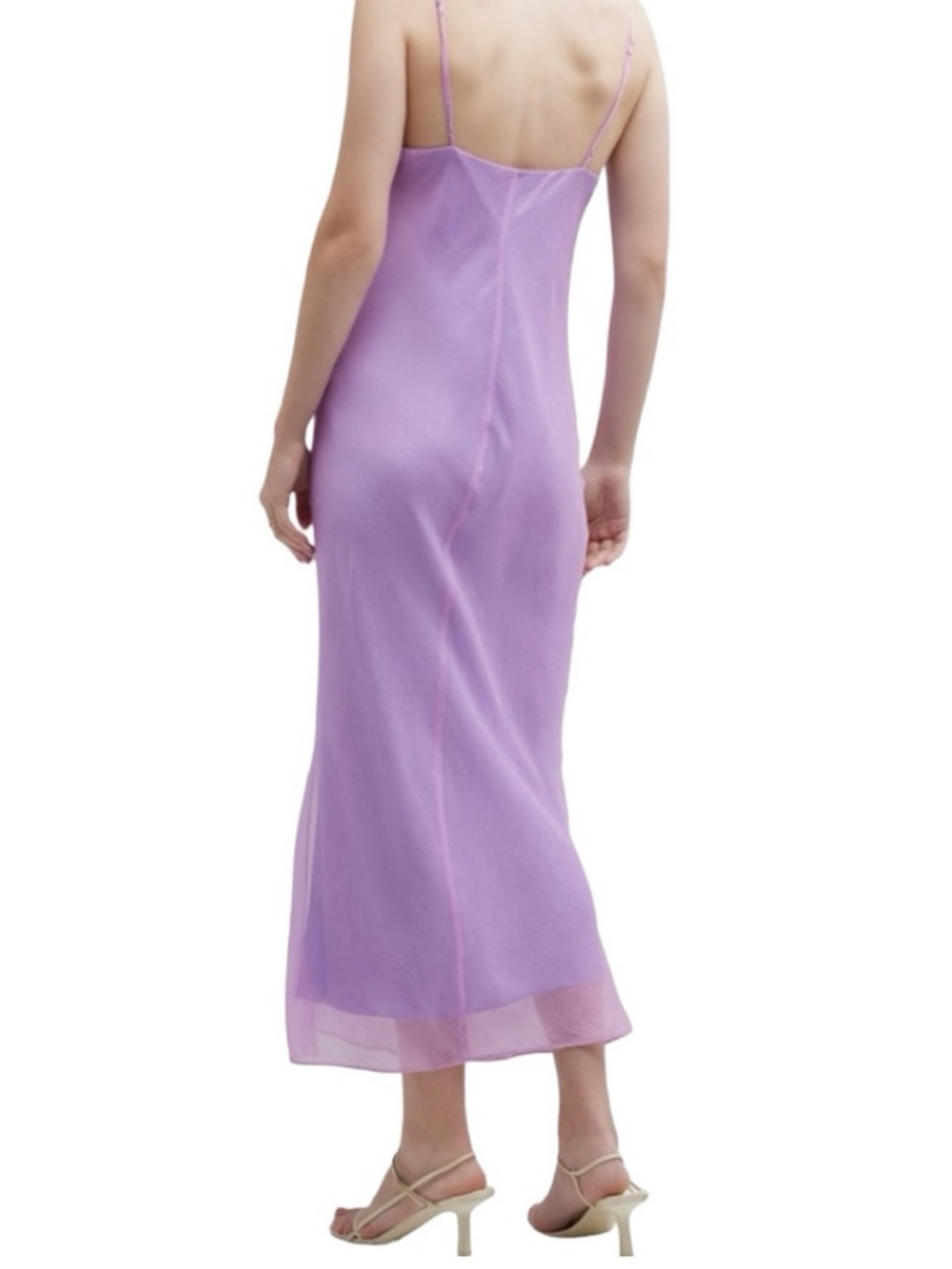 vince purple slip dress Vince Lavender Chiffon Slip Midi Dress by Vince