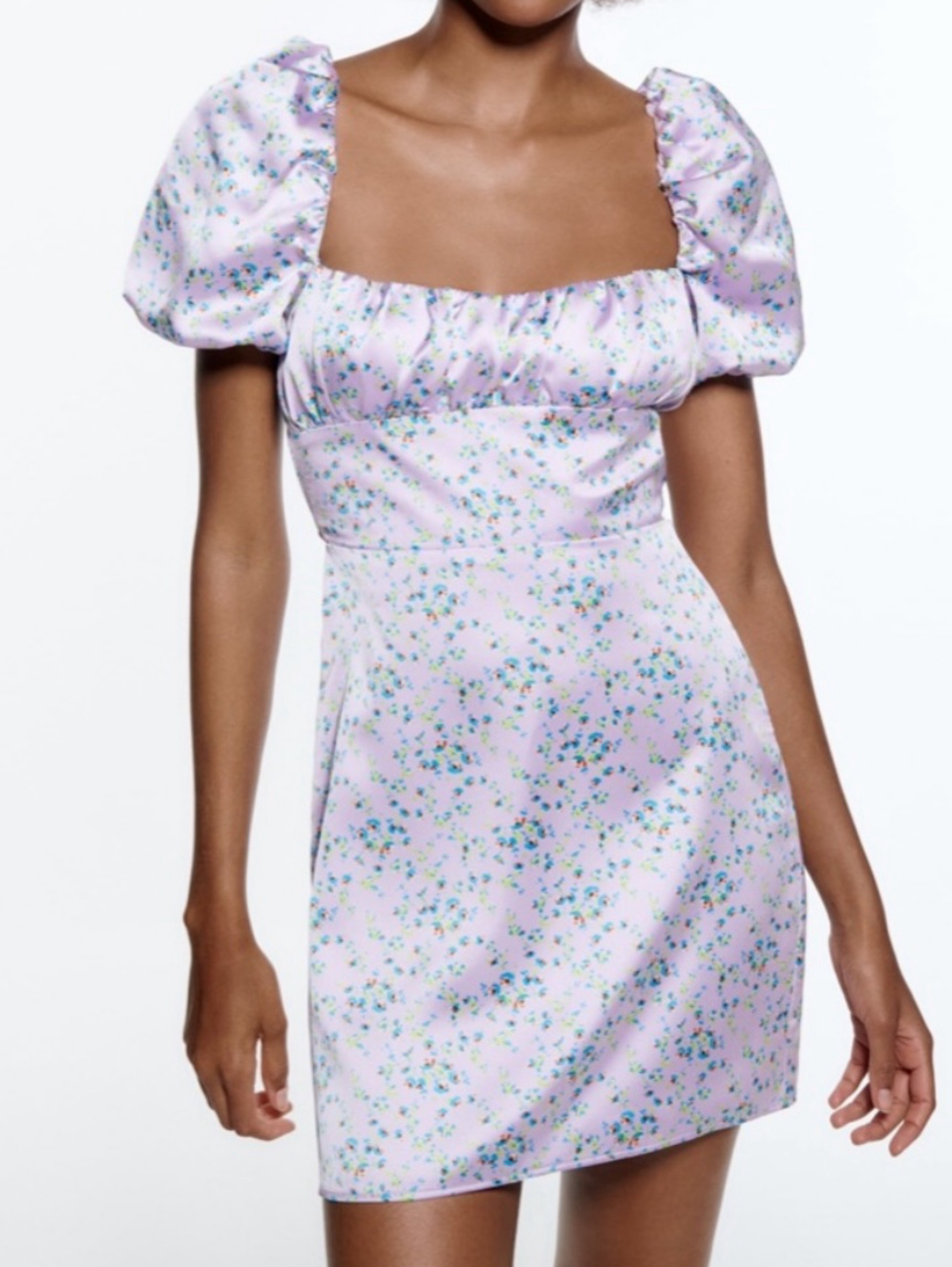 purple satin zara dress Zara Purple Draped Satin Mini Dress With Sparkly