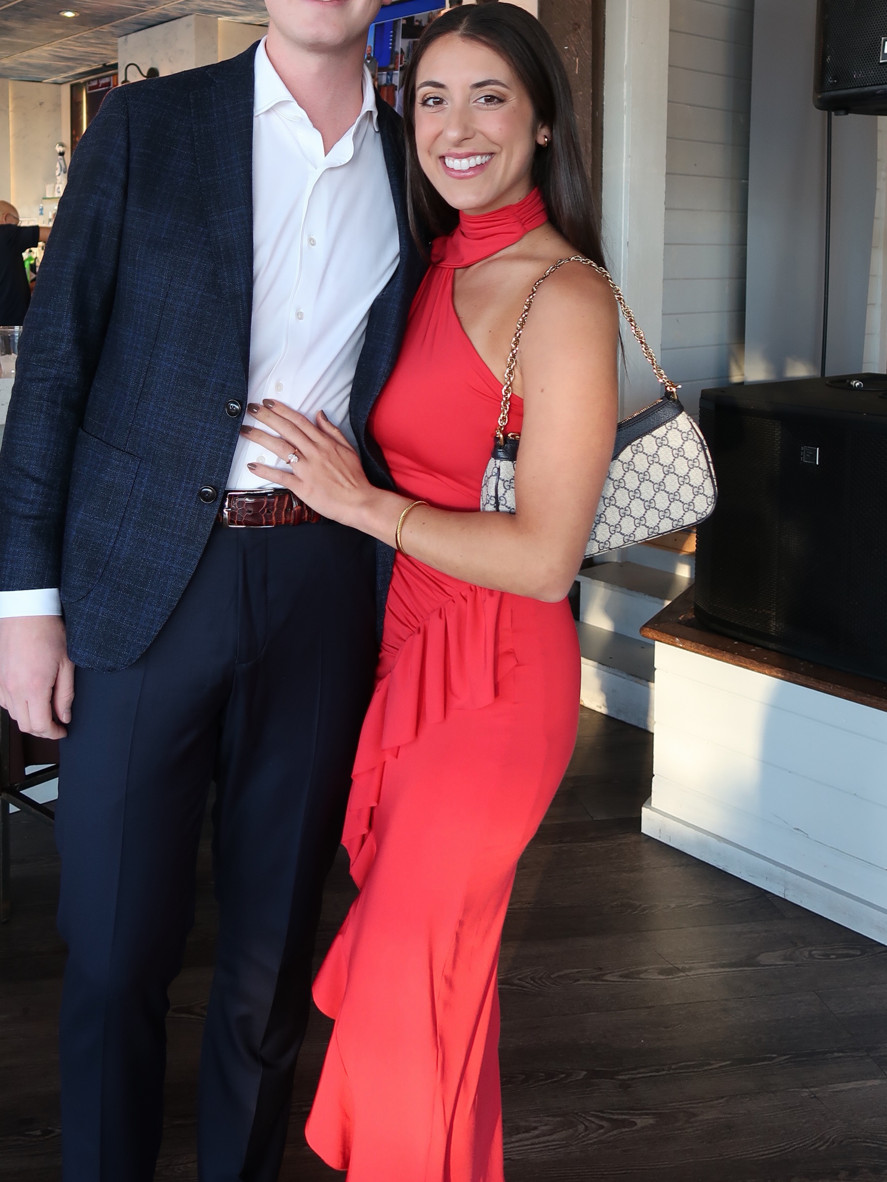 red one shoulder dress with ruffle Red Pleated Charmeuse One-Shoulder Evening Gown with Ruffle Detail