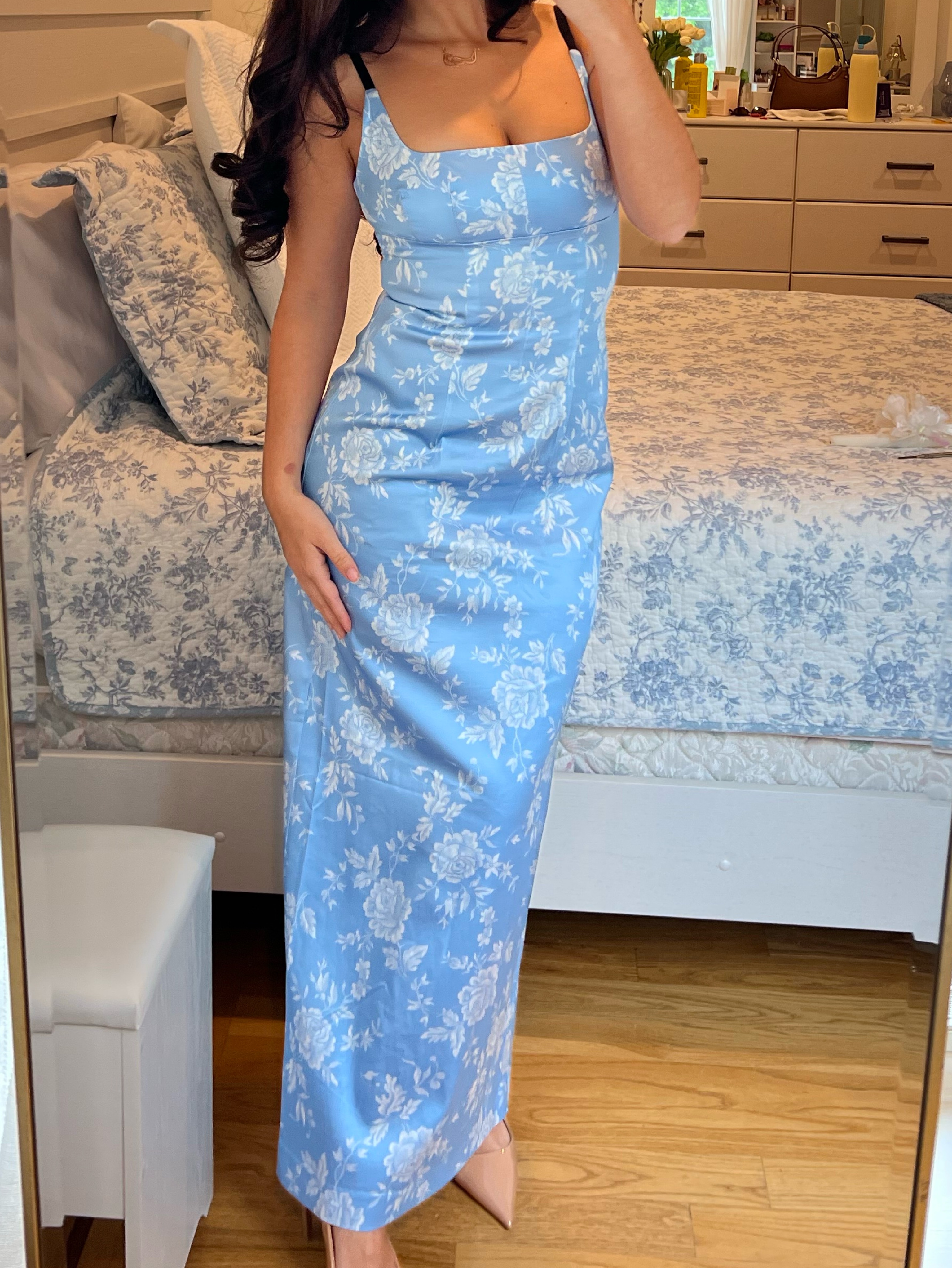 white summer maternity dress Mae Boho Babymoon Mini a-line long sleeve prom dress Size:Extra large (12) and a hook and PRETTYGARDEN Womens Midi Dresses