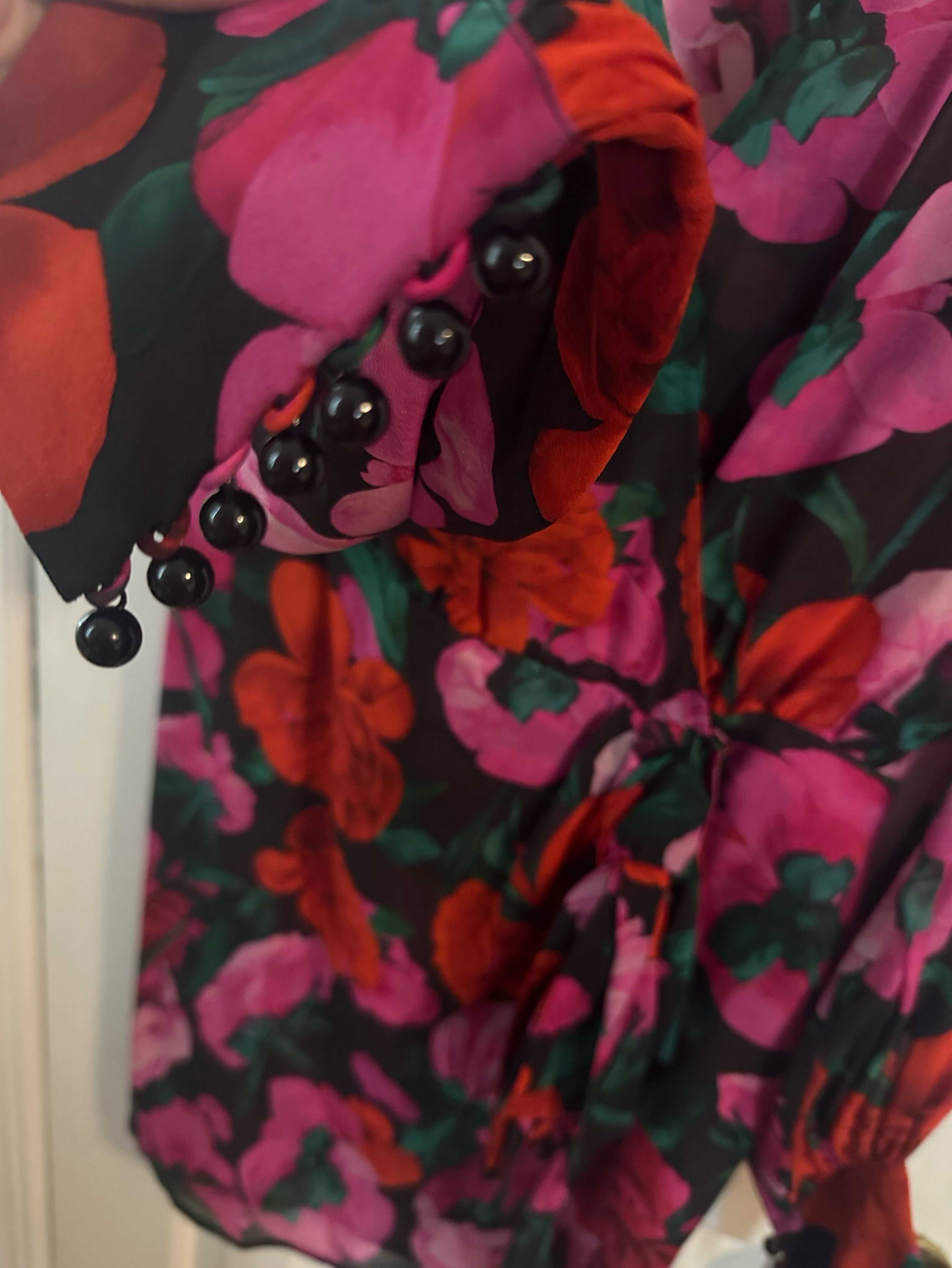 the kooples pink floral dress The kooples lace inset floral silk mini dress