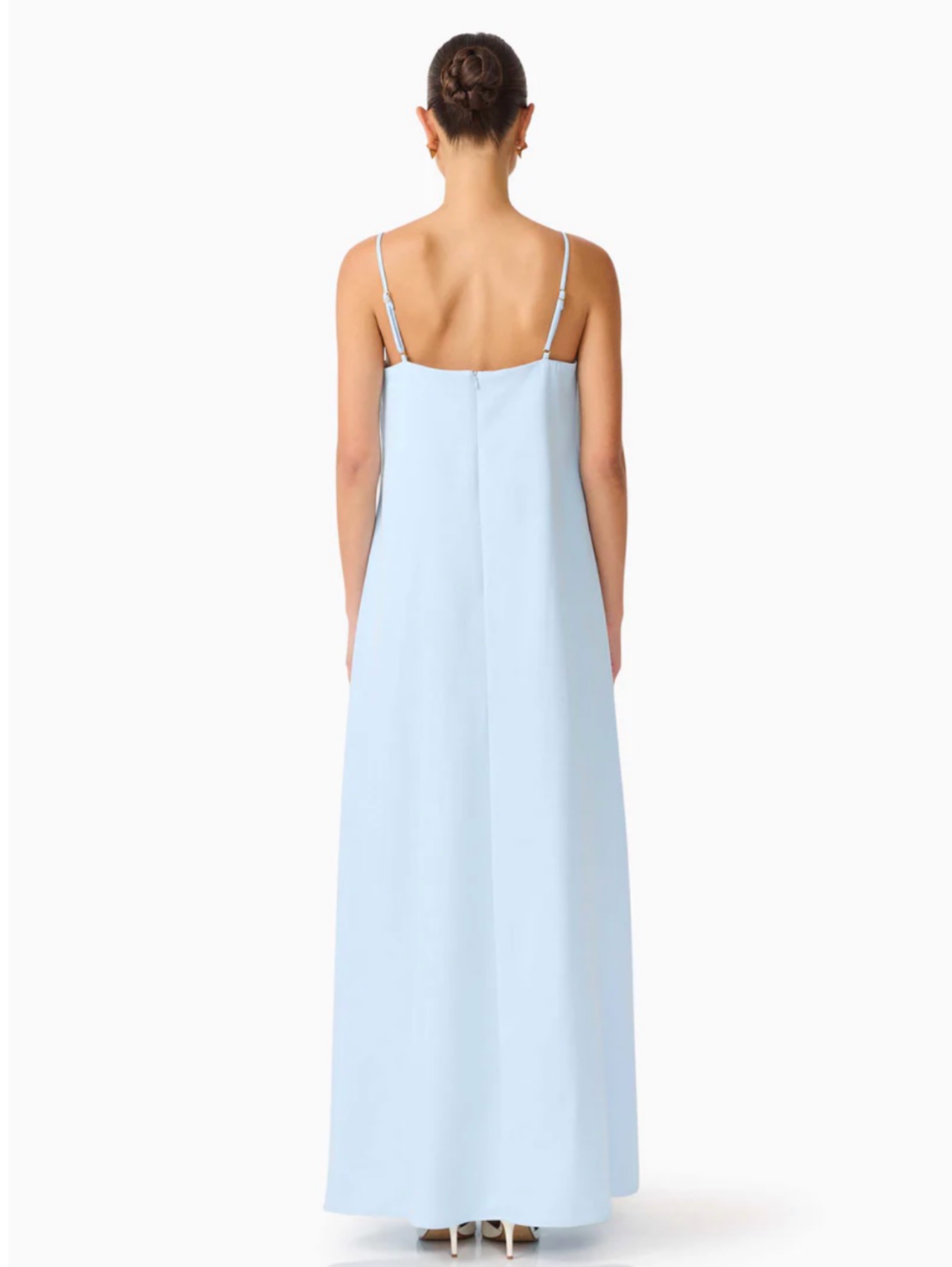 buttercup embroidered maxi dress in white Buttercup Embroidered Maxi Dress - White - M