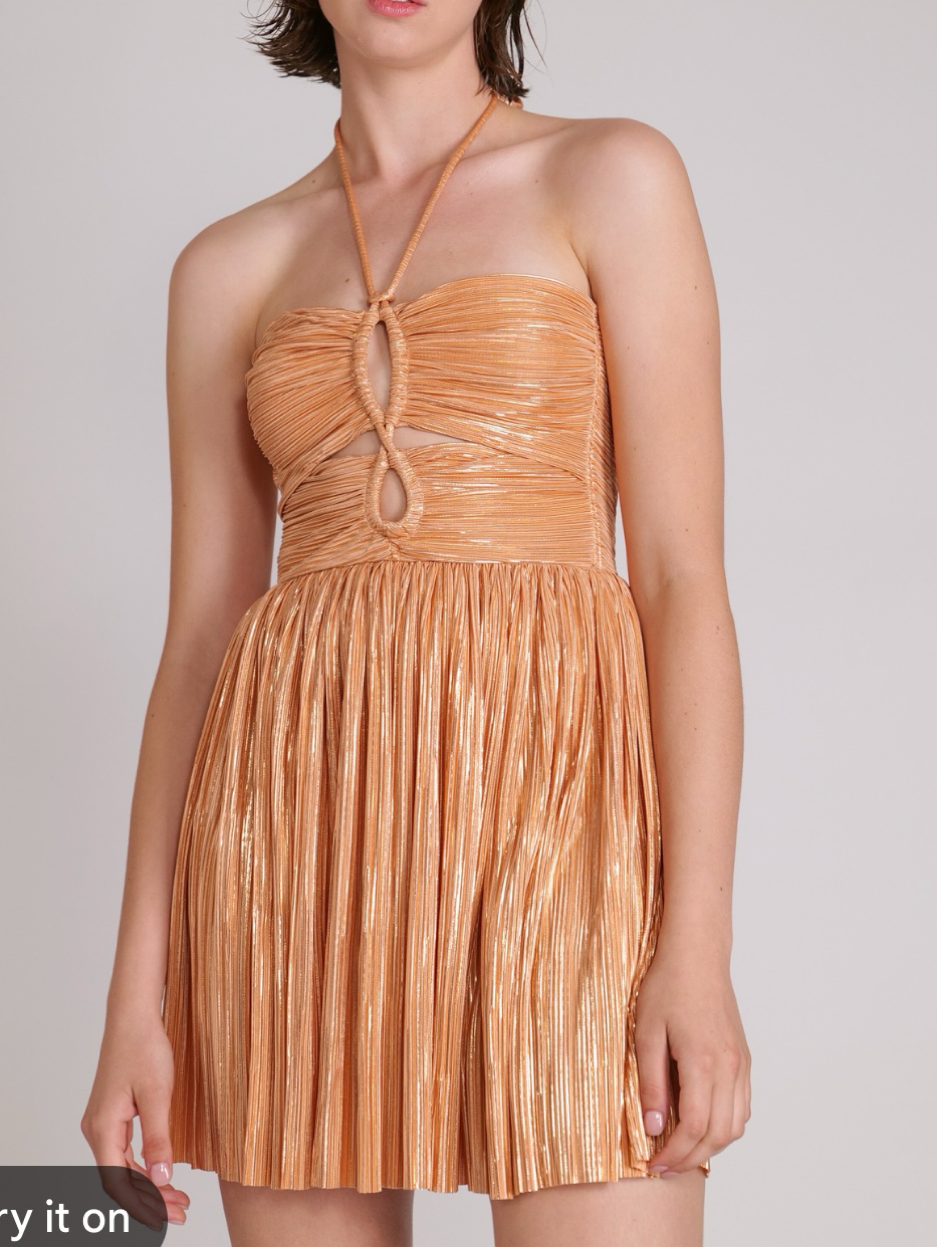 サルセーション　フーディー Sabina Musayev Cody Dress in Peach from REVOLVE. by Revolve - Pickle